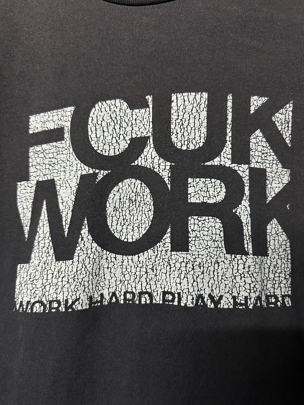 FCUK × Vintage Thrashed Vintage Fcuk Work Jeans Sun Faded Tee Size US L / EU 52-54 / 3 - 2 Thumbnail