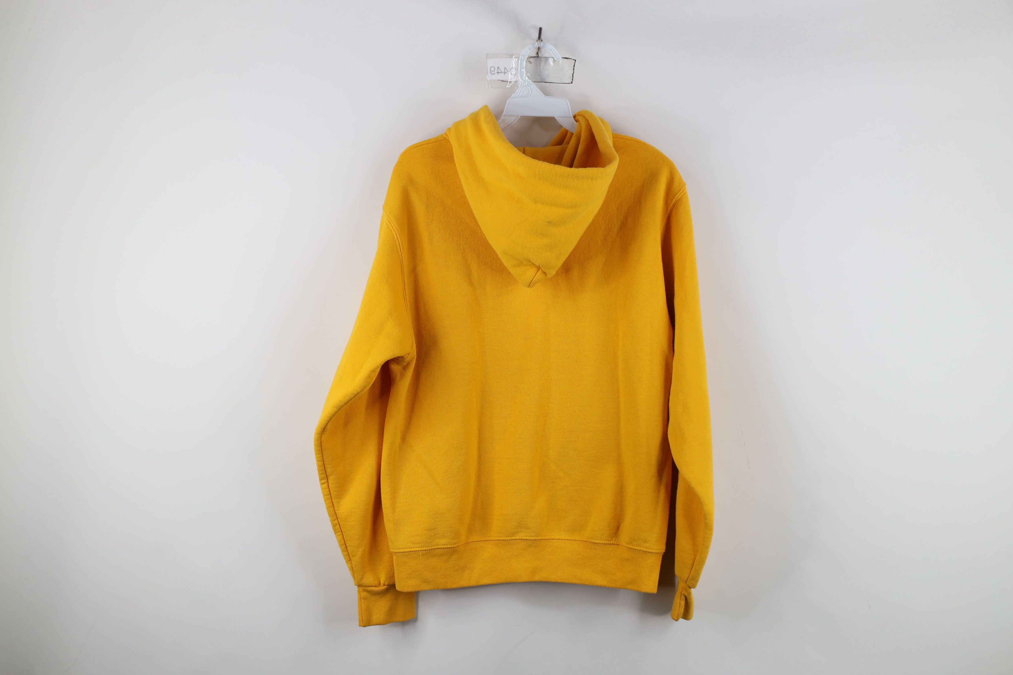 Vintage Vintage 90s Streetwear Blank Hoodie Sweatshirt Yellow Size US S / EU 44-46 / 1 - 13 Thumbnail