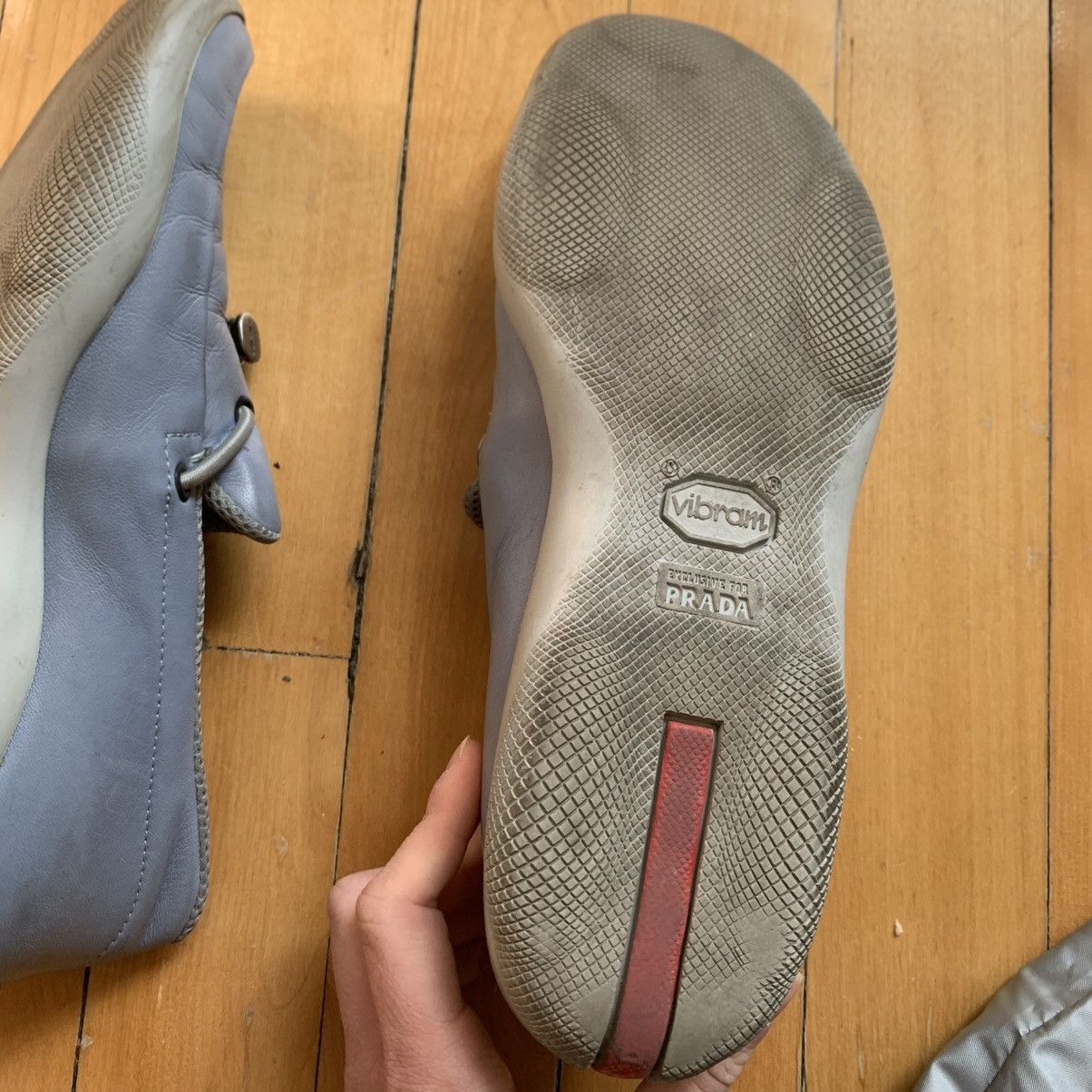 Prada Prada leather slip on Size US 7.5 / IT 37.5 - 3 Thumbnail