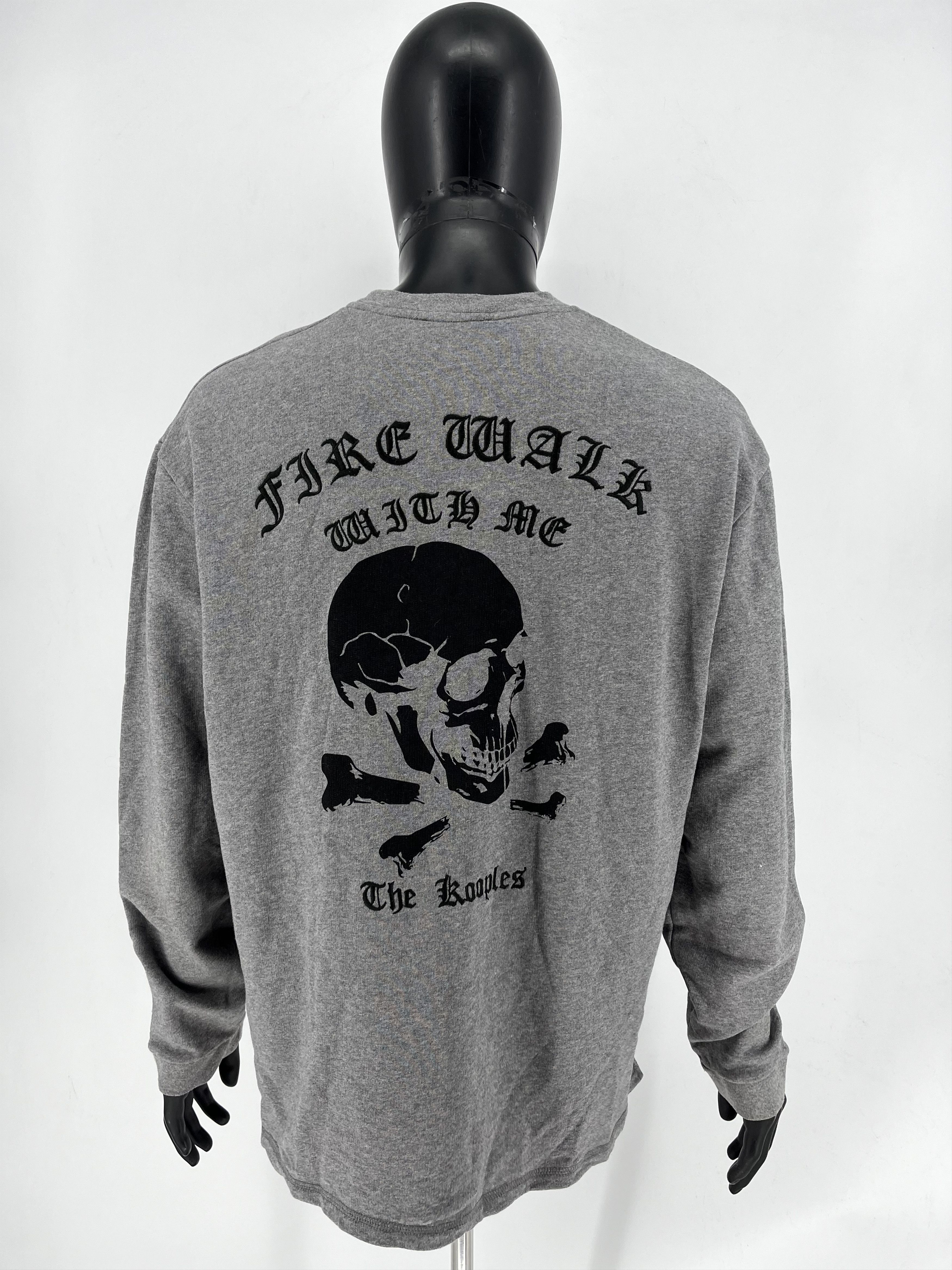 The Kooples Vintage The Kooples Big logo Skeleton y2k sweatshirt Size US L / EU 52-54 / 3 - 1 Thumbnail