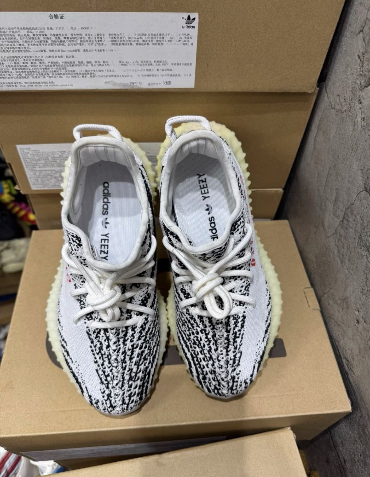 Adidas Adidas Yeezy 350 Zebra, 2020 Version, Style Code CP9654 K37 Size US 8 / IT 38 - 1 Thumbnail