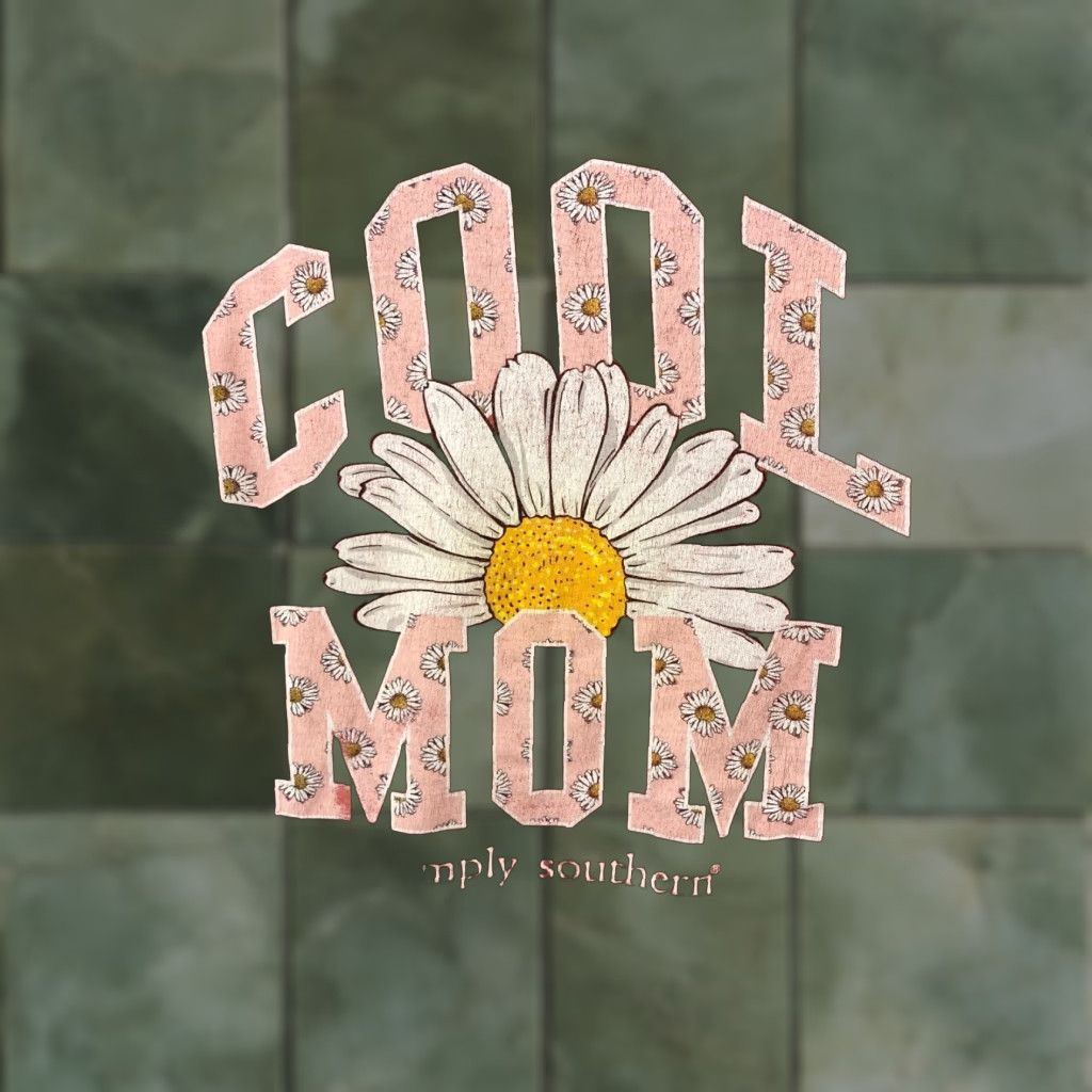 Vintage Simply Southern T Shirt Womens Small Peach Cool Mom Daisy Size S / US 4 / IT 40 - 1 Thumbnail