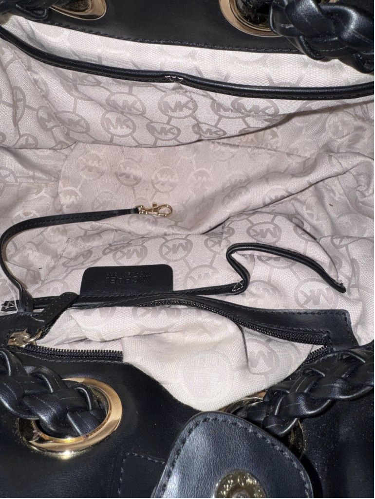 Michael Kors Michael Kors Camden Large Straw Tote Trimmed In Leather Size ONE SIZE - 13 Thumbnail