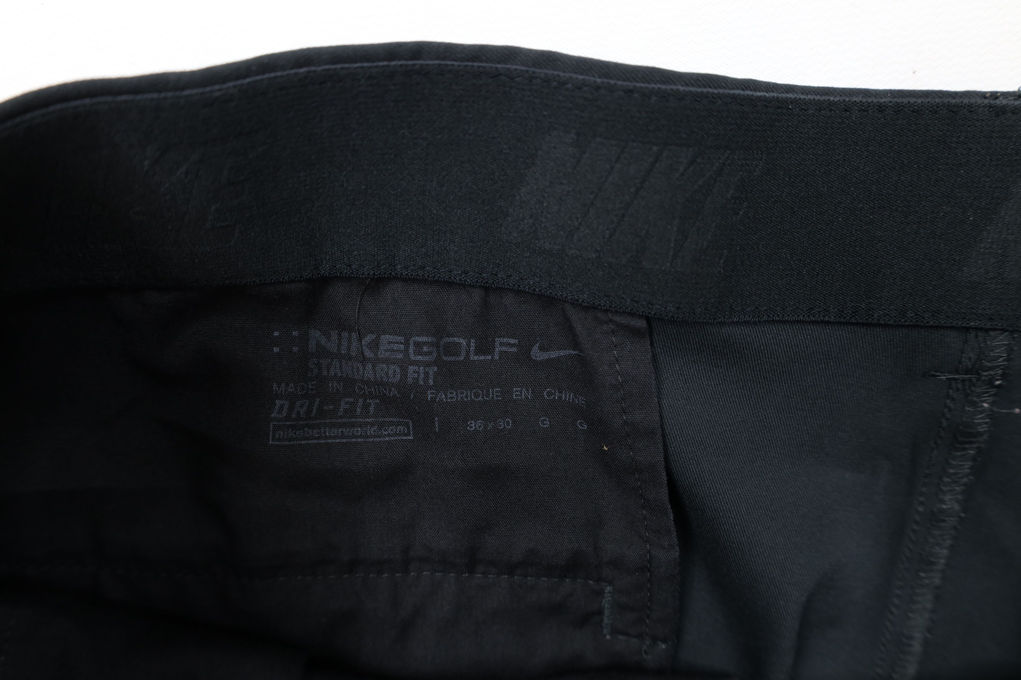 Nike × Vintage Nike Golf Fit Stretch Straight Leg Golfing Chino Pants Black Size US 36 / EU 52 - 7 Thumbnail