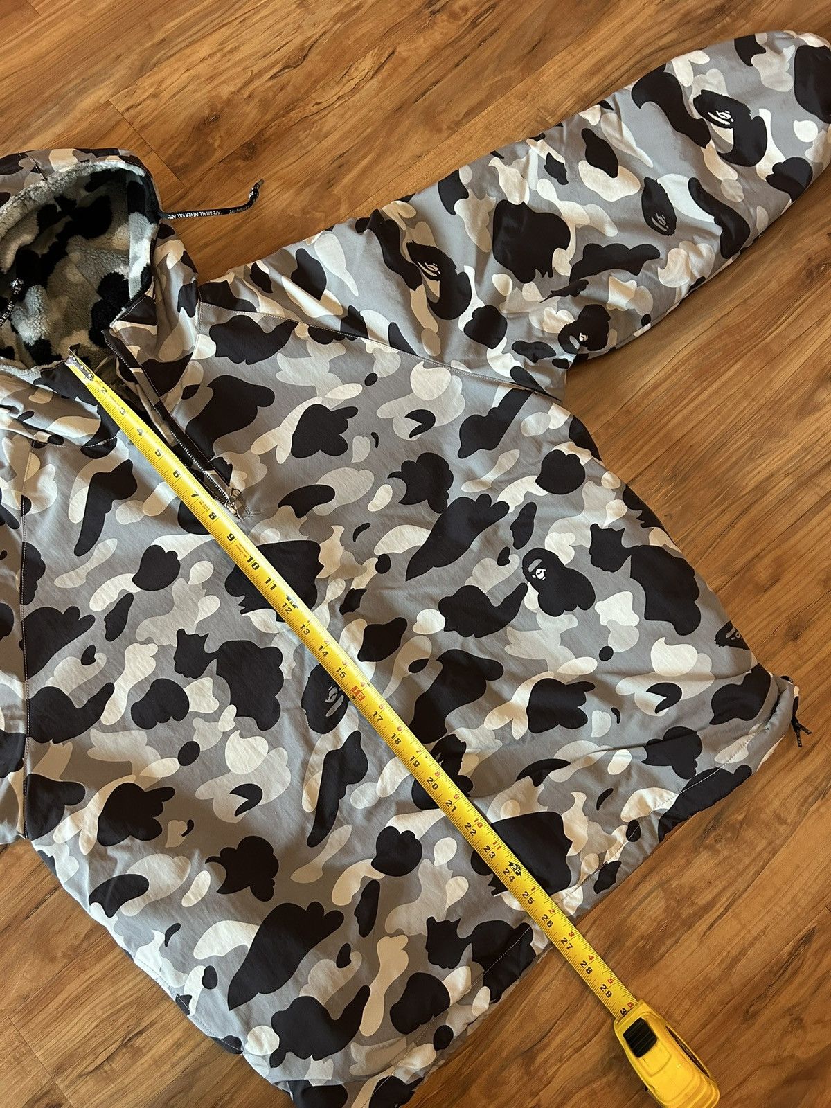 Bape OG Bape Snow Camo Quarter Zip Fleece Jacket Size US M / EU 48-50 / 2 - 14 Thumbnail
