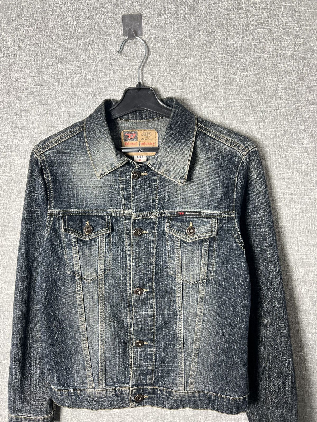 Diesel Rare Vintage Diesel Denim Jacket Women’s Size S Jean Jacket Size S / US 4 / IT 40 - 13 Thumbnail