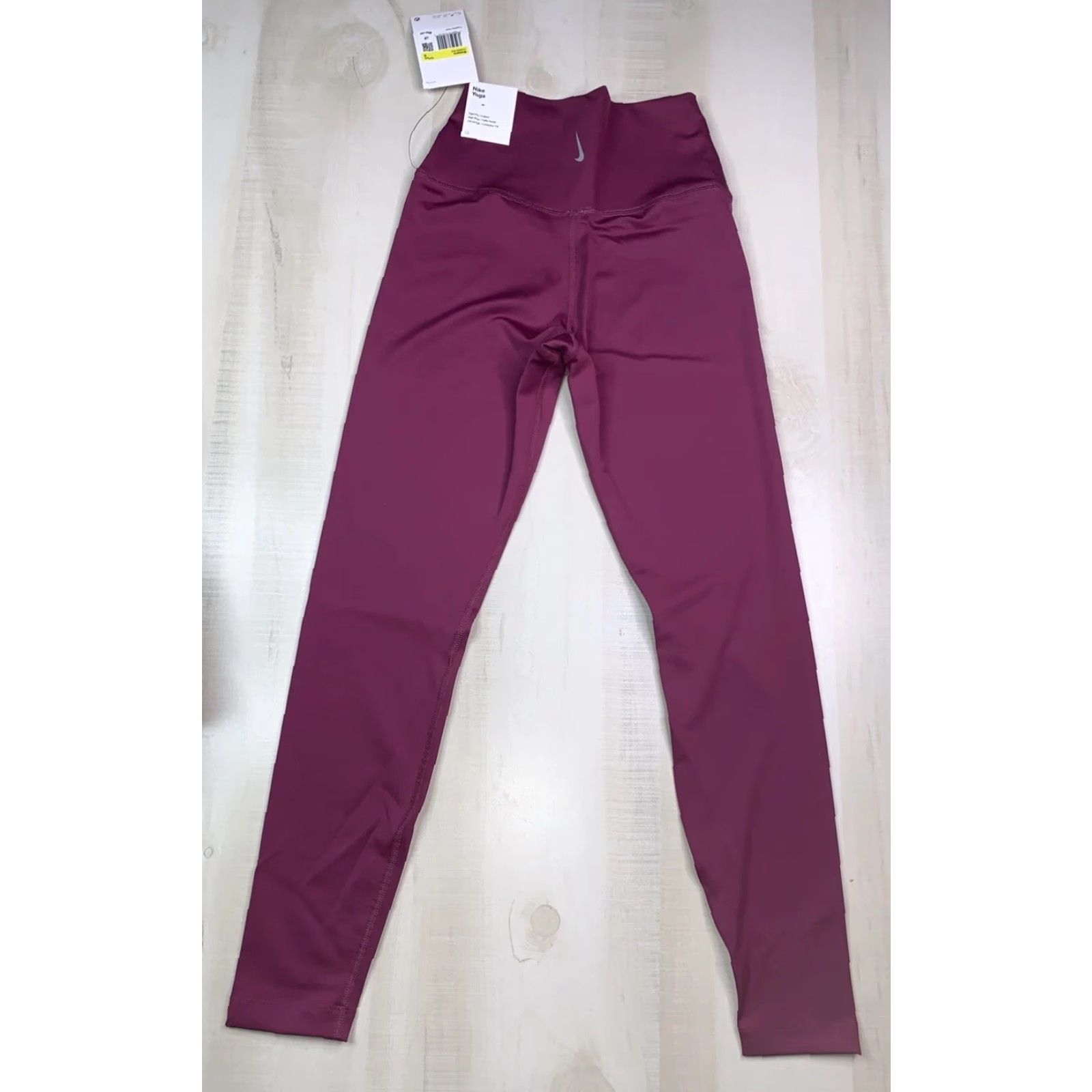 Nike Nike Yoga Leggings Shirt Women’s Small Berry 7/8 High-rise Slim Ankle NWT-12736 Size 28" / US 6 / IT 42 - 4 Thumbnail