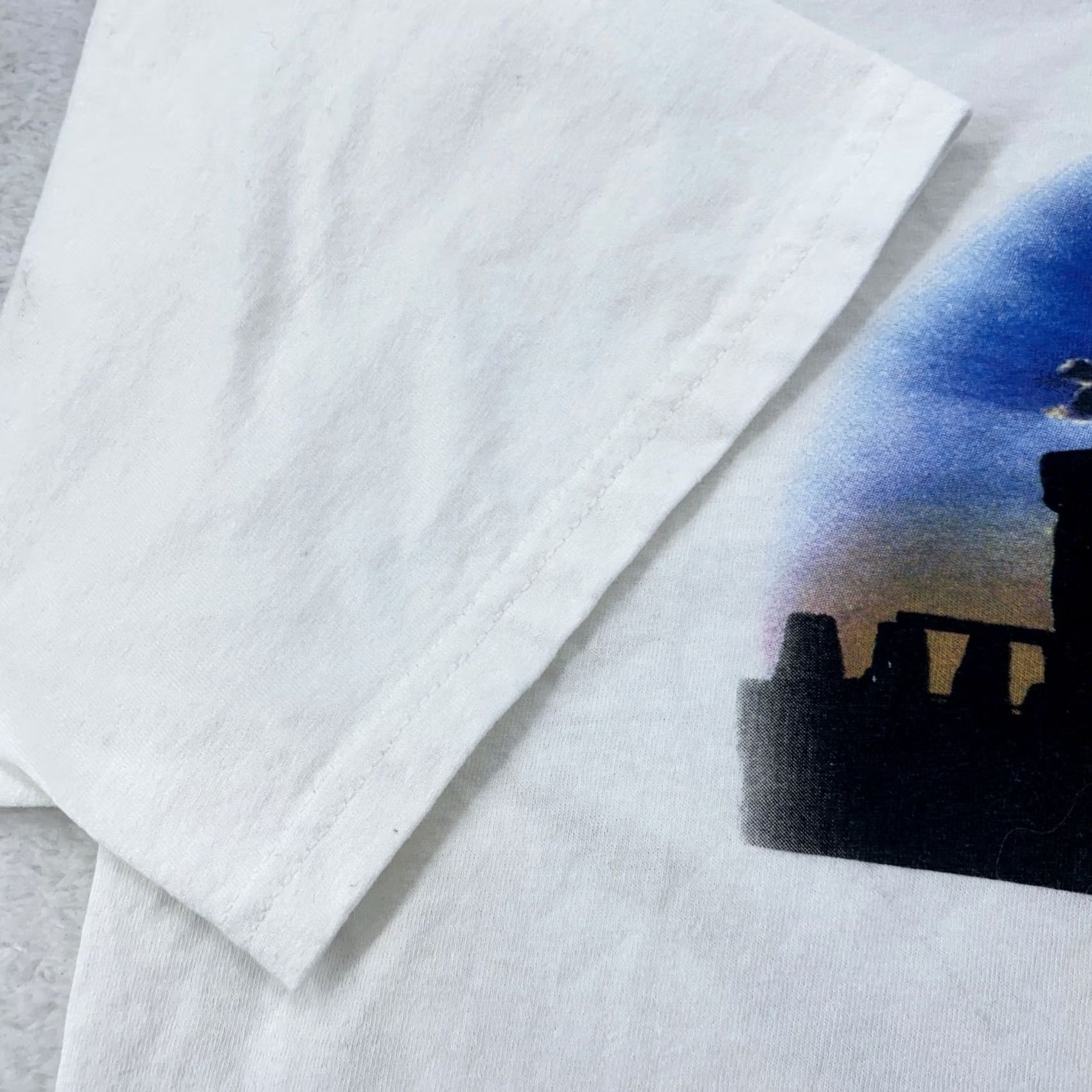 Vintage Stonehenge Shirt Mens Large English Heritage White Graphic Print Tee Travel Souvenir 90s? Size US L / EU 52-54 / 3 - 3 Thumbnail