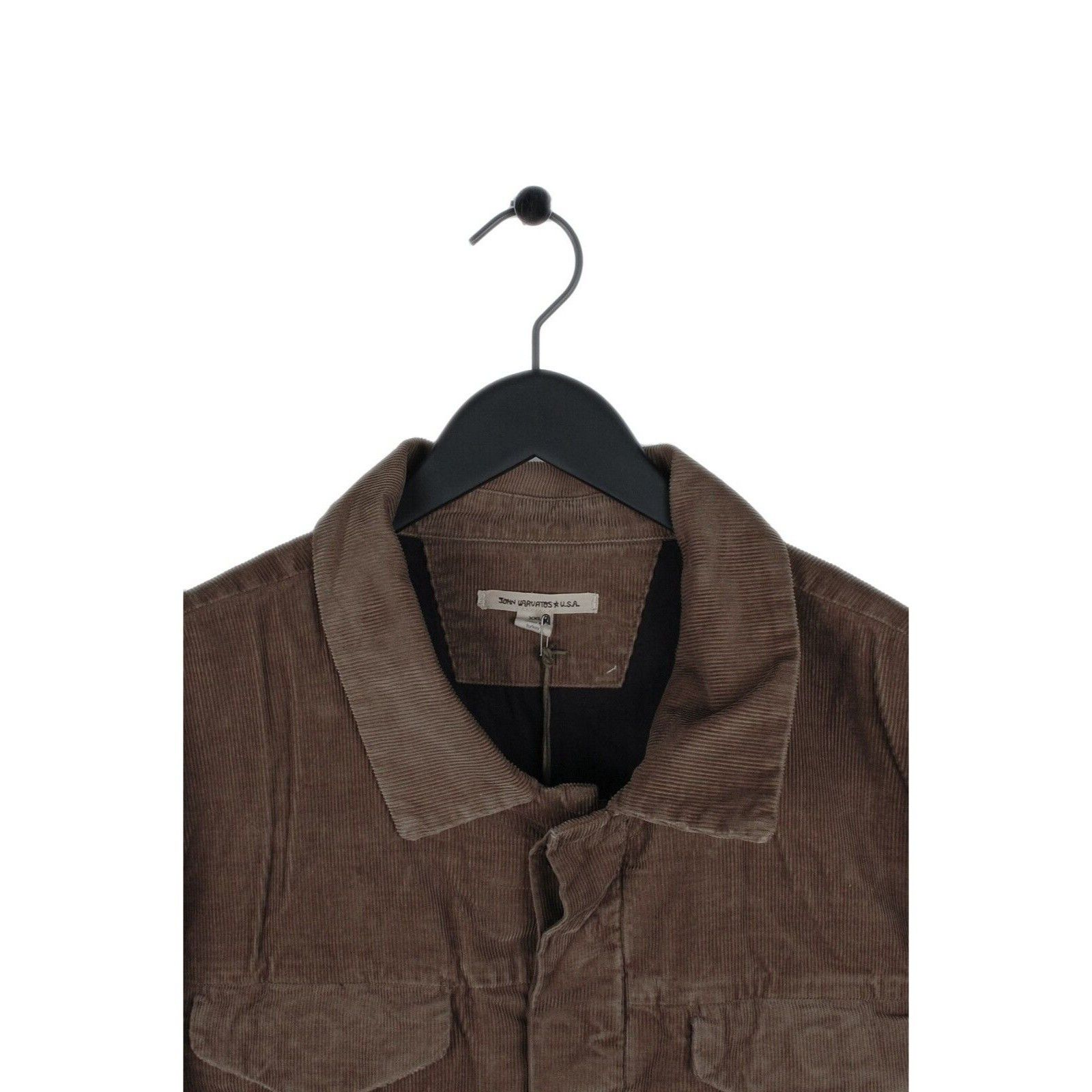 John Varvatos John Varvatos Men Denim Cord Brown Light Jacket Size L Size US L / EU 52-54 / 3 - 3 Thumbnail