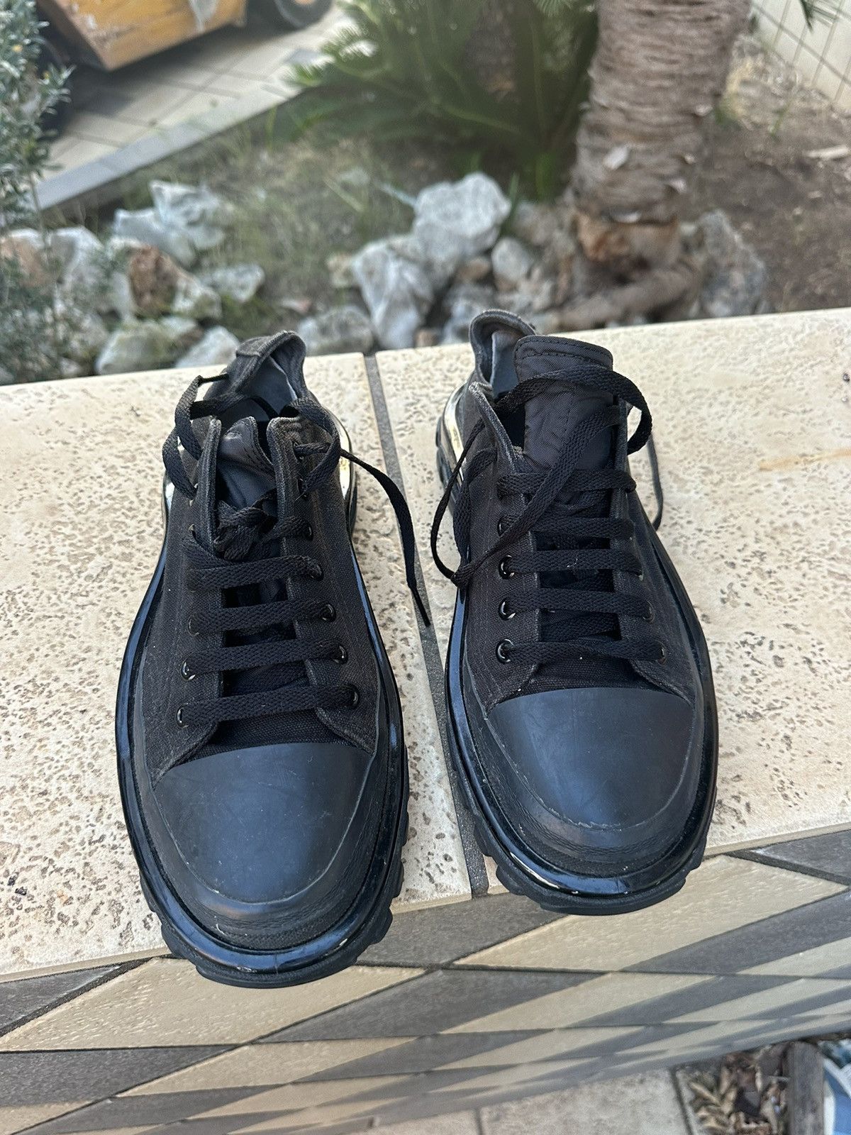 Adidas × Raf Simons Raf Simons x Adidas Shoes Sneakers Detroit Runner Black Size US 7 / EU 40 - 7 Thumbnail