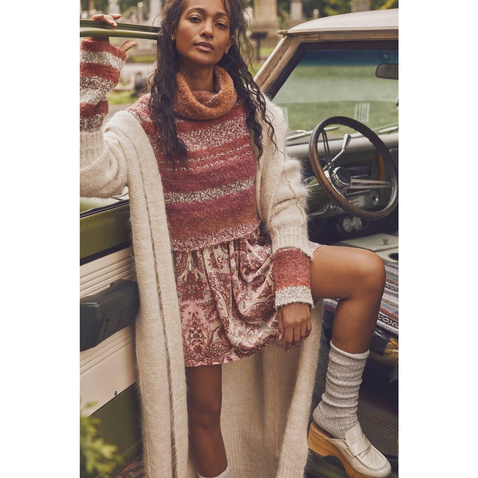 Free People New Free People All The Time Velvet Mini Dress $168 XS Pink Size XS / US 0-2 / IT 36-38 - 7 Thumbnail