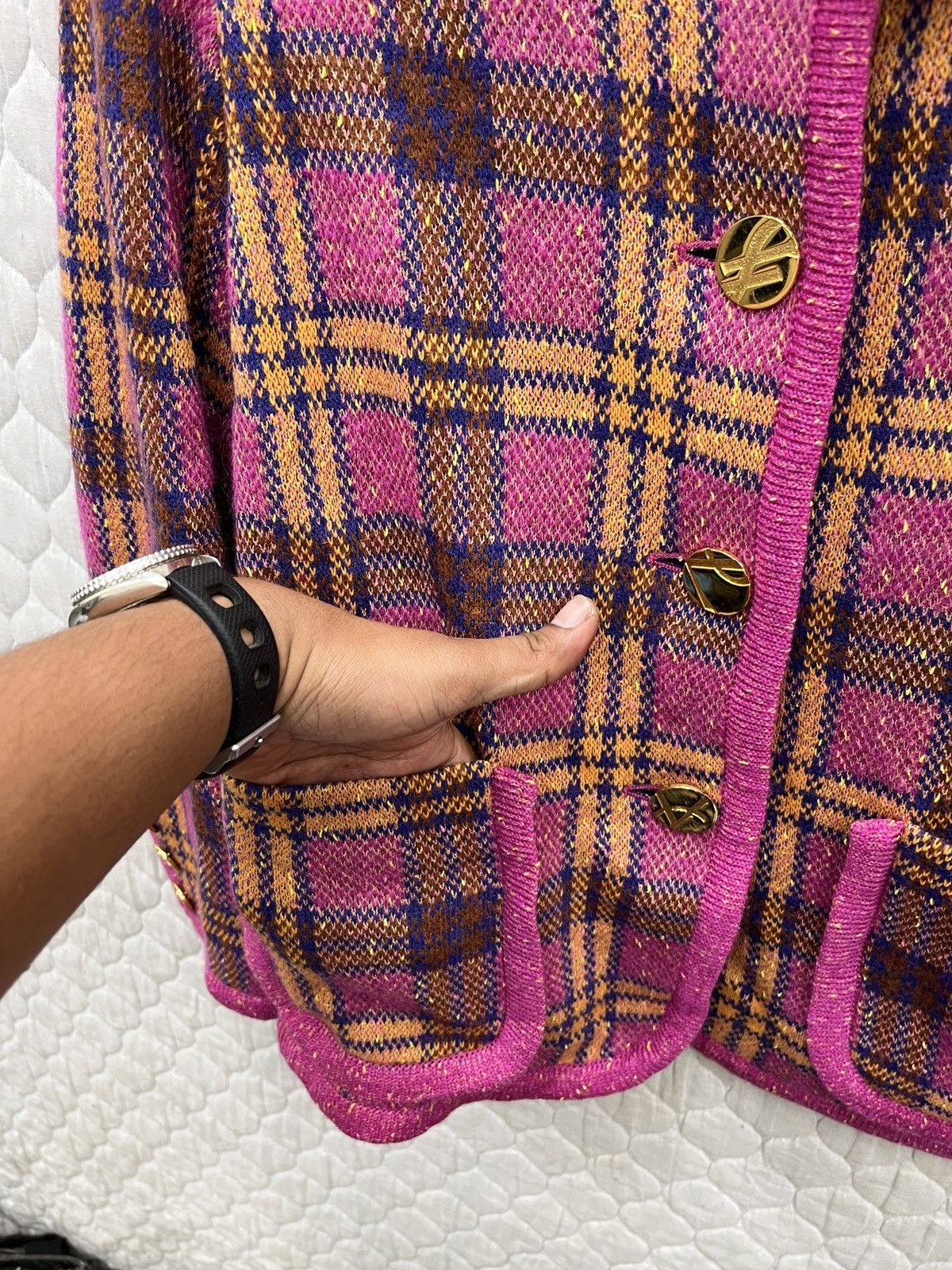 Yves Saint Laurent 🔥🔥🔥STEALS YVES SAINT LAURENT TWEED JACKET Size M / US 6-8 / IT 42-44 - 14 Thumbnail