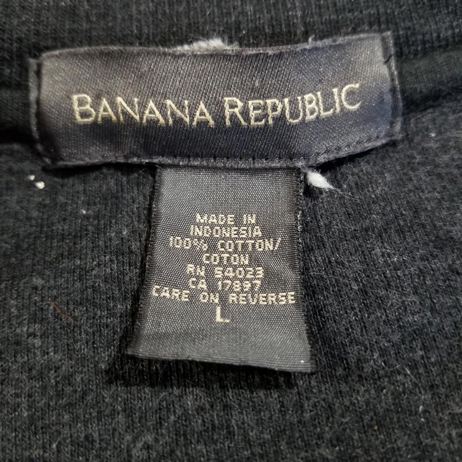 Banana Republic Banana Republic Large Black Sweater V Neck - Fast Shipping Size US L / EU 52-54 / 3 - 2 Thumbnail