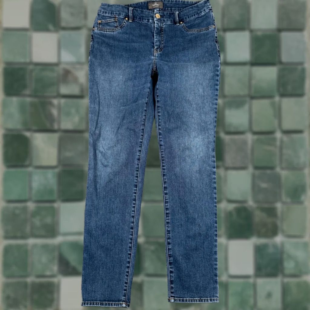 Vintage SO Slimming by Chicos Jeans Medium Wash Straight Leg Womens 0.5 6 XS? Size 28" / US 6 / IT 42 - 1 Thumbnail