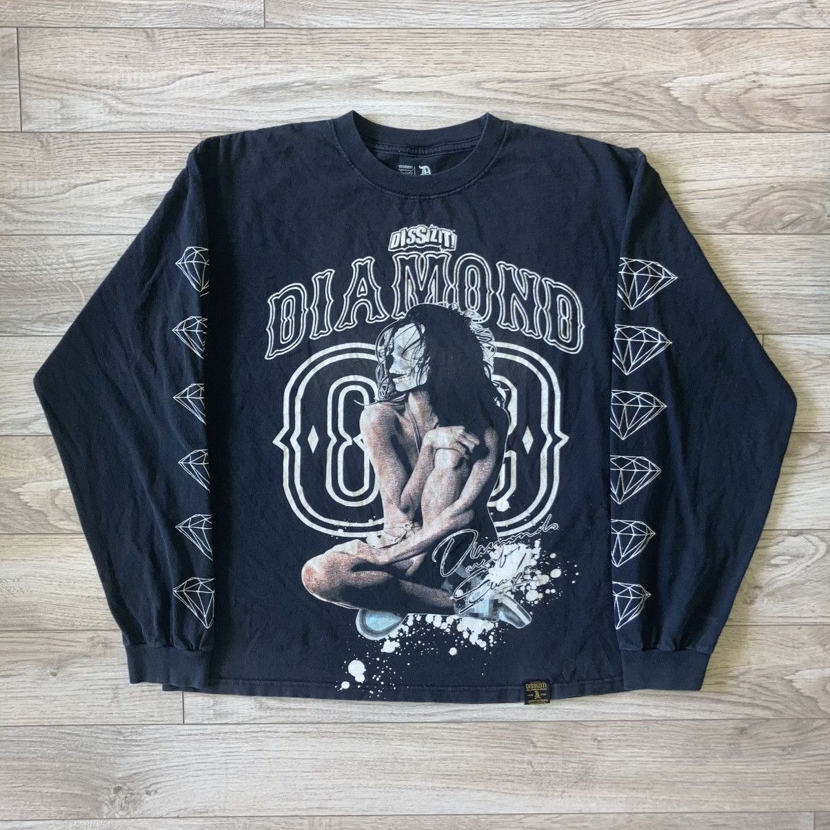 Diamond Supply Co. Diamond Supply co x Dissizit long sleeve skate tee Size US XL / EU 56 / 4 - 1 Thumbnail