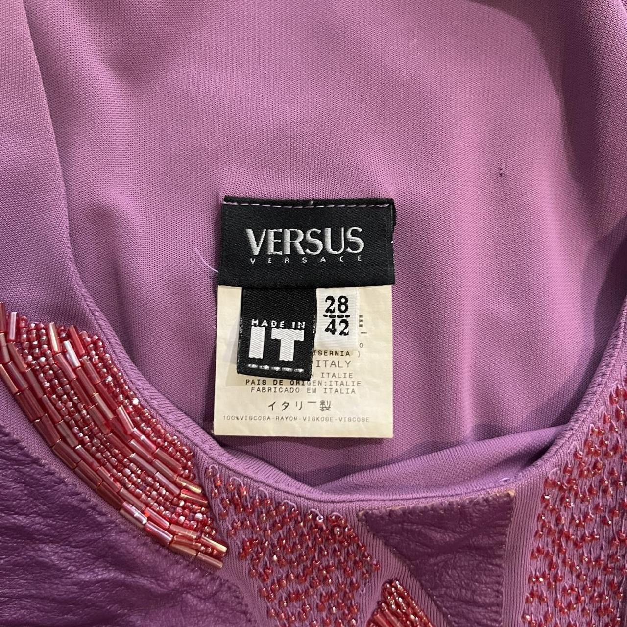 Versus Versace Vintage VERSUS Versace y2k embellished top💟🪩 Size S / US 4 / IT 40 - 5 Thumbnail