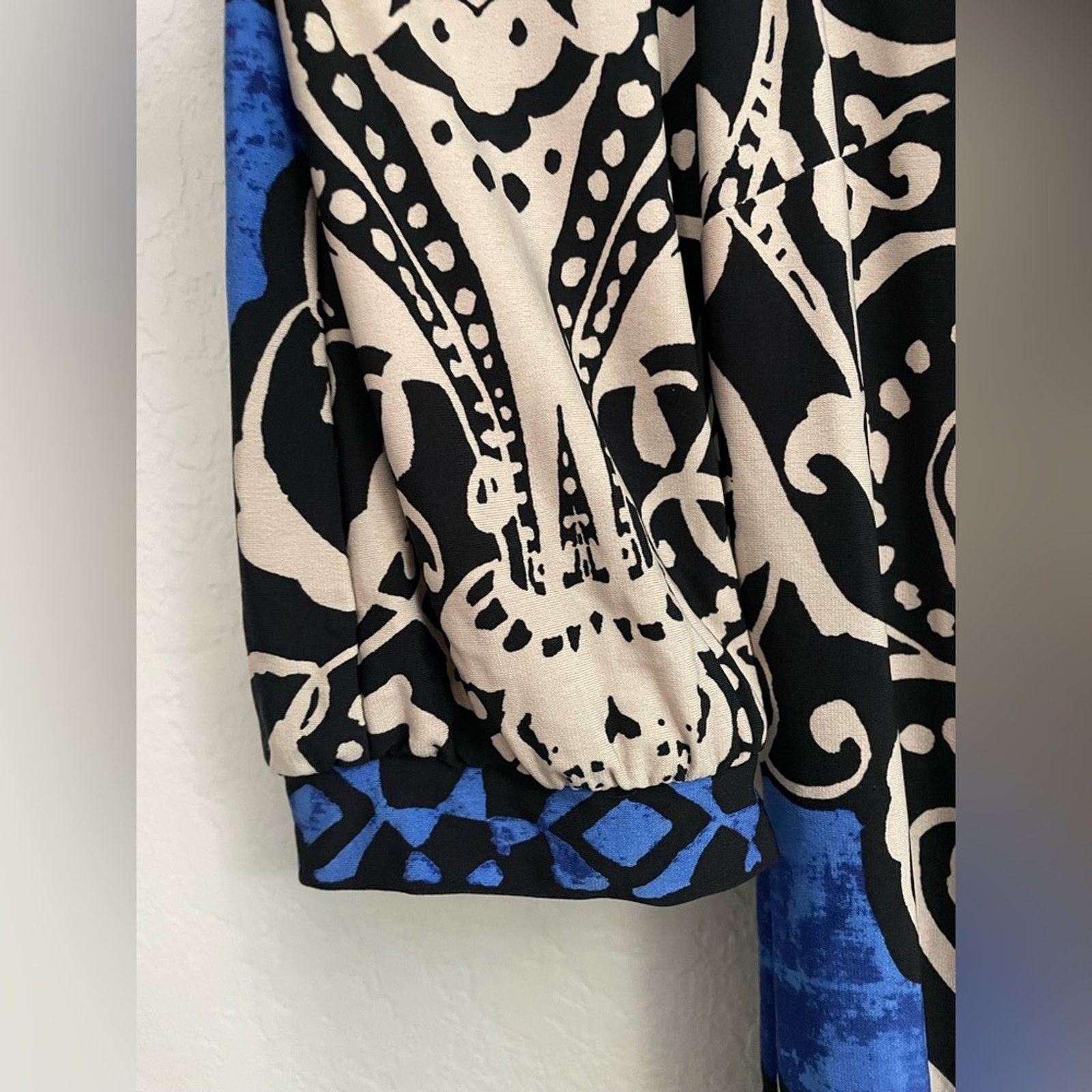 White House Black Market White House Black Market Black Paisley Print Dress Small Size S / US 4 / IT 40 - 2 Thumbnail