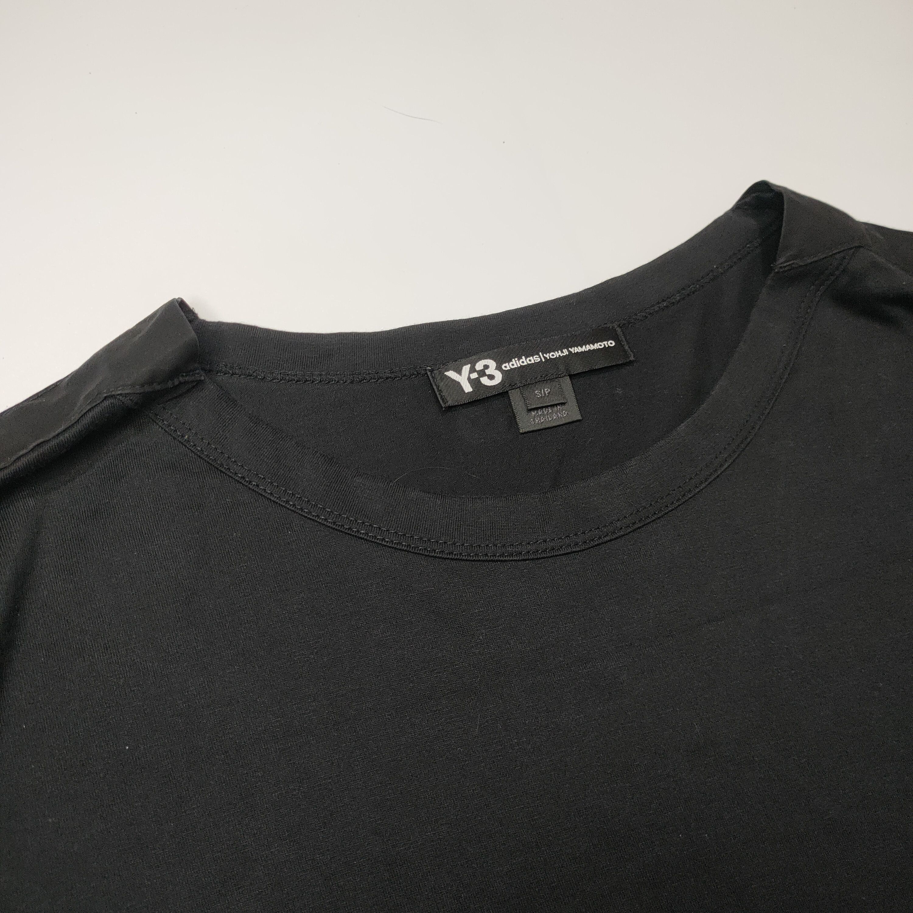 Yohji Yamamoto Yohji Yamamoto Y-3 Long Sleeve Tee Size US L / EU 52-54 / 3 - 4 Thumbnail