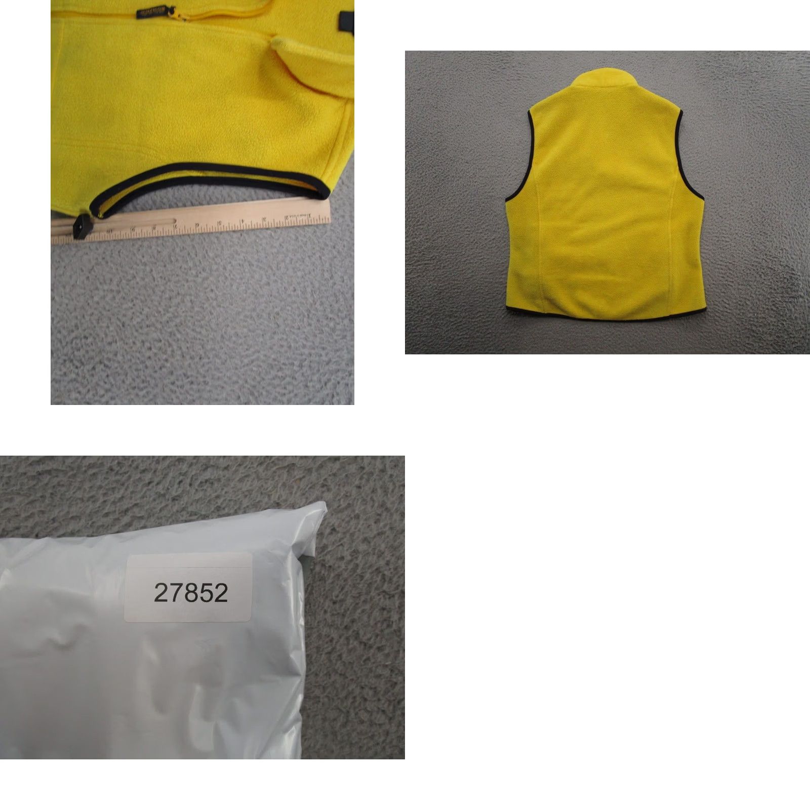 Vintage VINTAGE Woolrich Vest Ladies Yellow Polartec Fleece Zip Short Sleeveless 90s Sz L Womens Size L / US 10 / IT 46 - 8 Thumbnail
