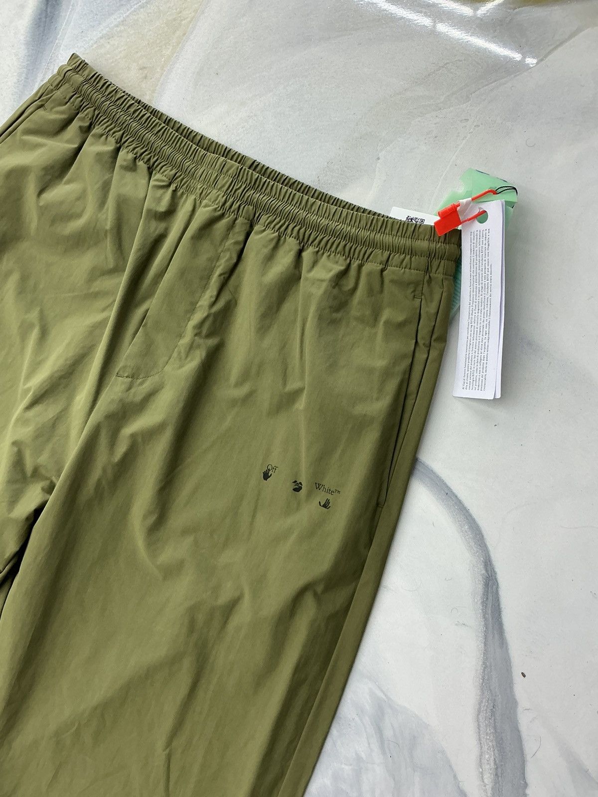 Off-White Off White Track Pants Olive Green Size L Size US 34 / EU 50 - 5 Thumbnail