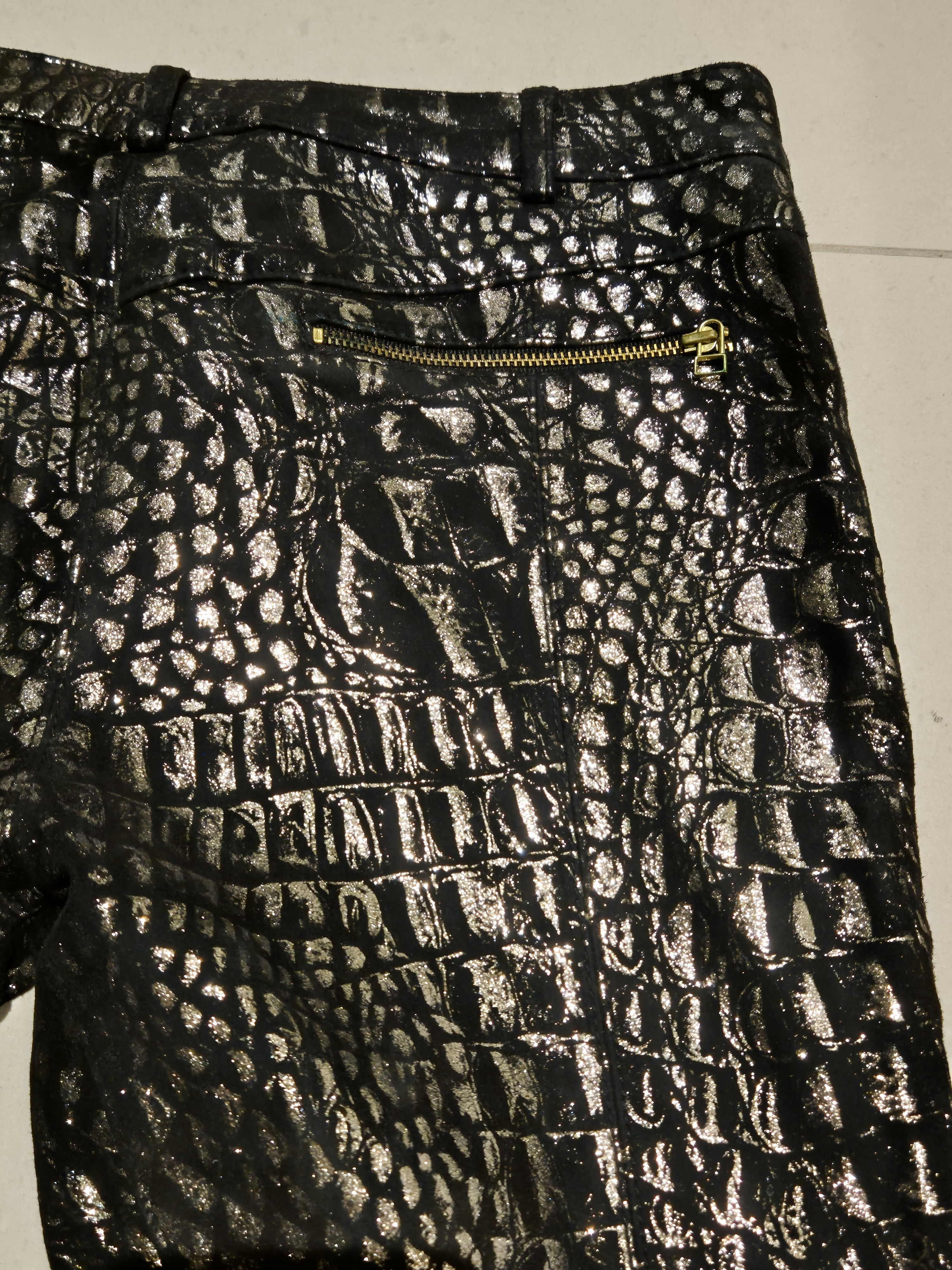 Other Sass +Bide foil printed suede pants Size 27" / US 4 / IT 40 - 4 Thumbnail