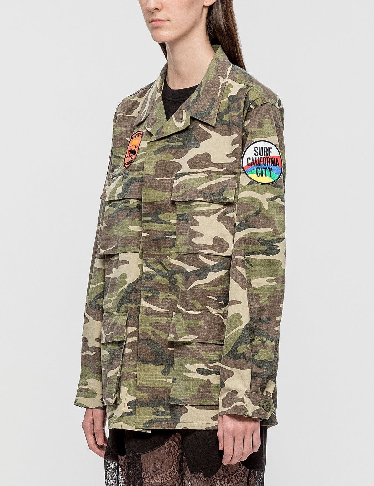 Andersson Bell Andersson Bell SS17 Field Jacket Camouflage Jw Andersson Size US M / EU 48-50 / 2 - 2 Thumbnail