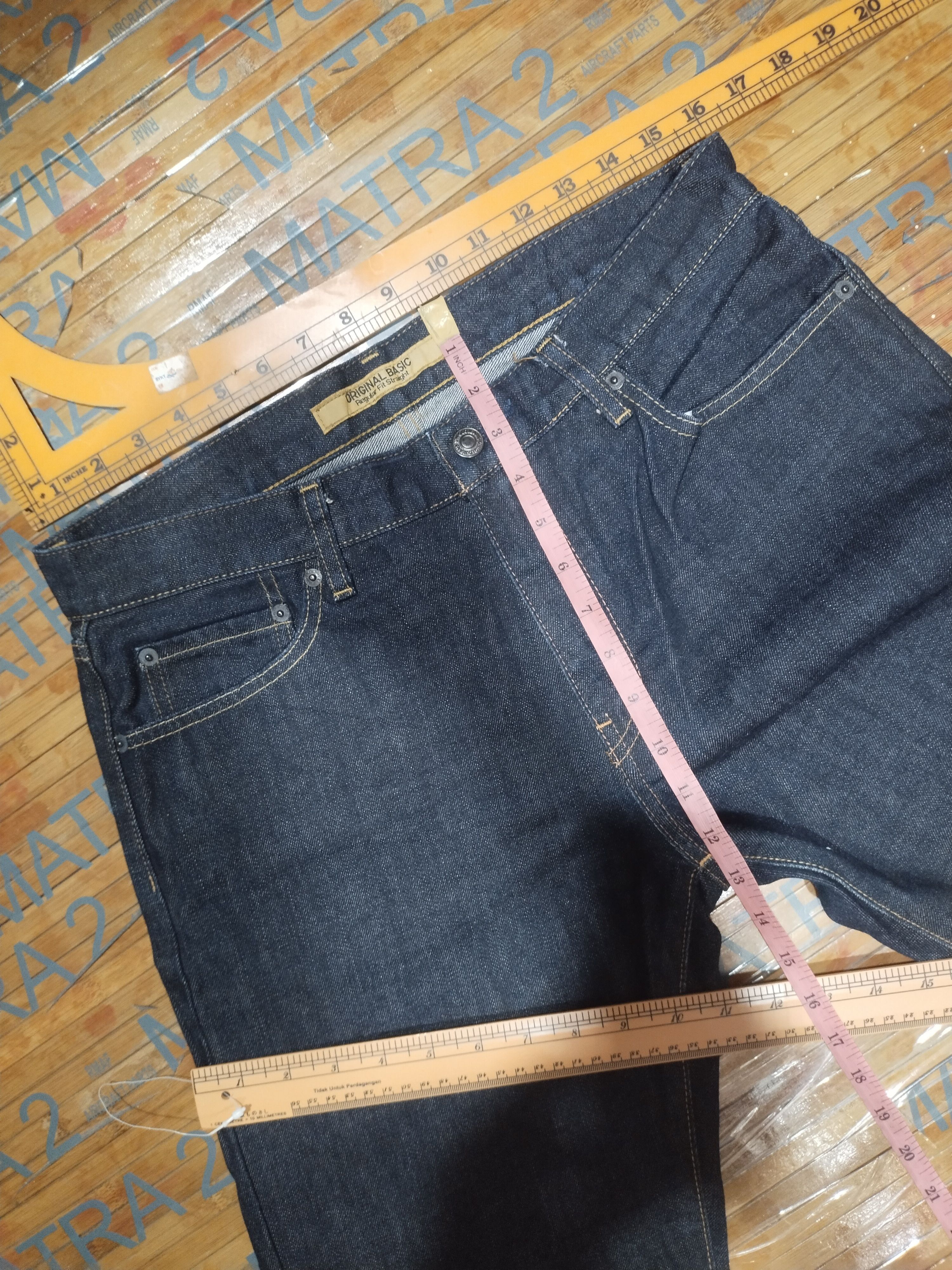 Japanese Brand × Uniqlo Jeans Uniqlo Blue Sz 32" /81cm Size US 32 / EU 48 - 5 Thumbnail