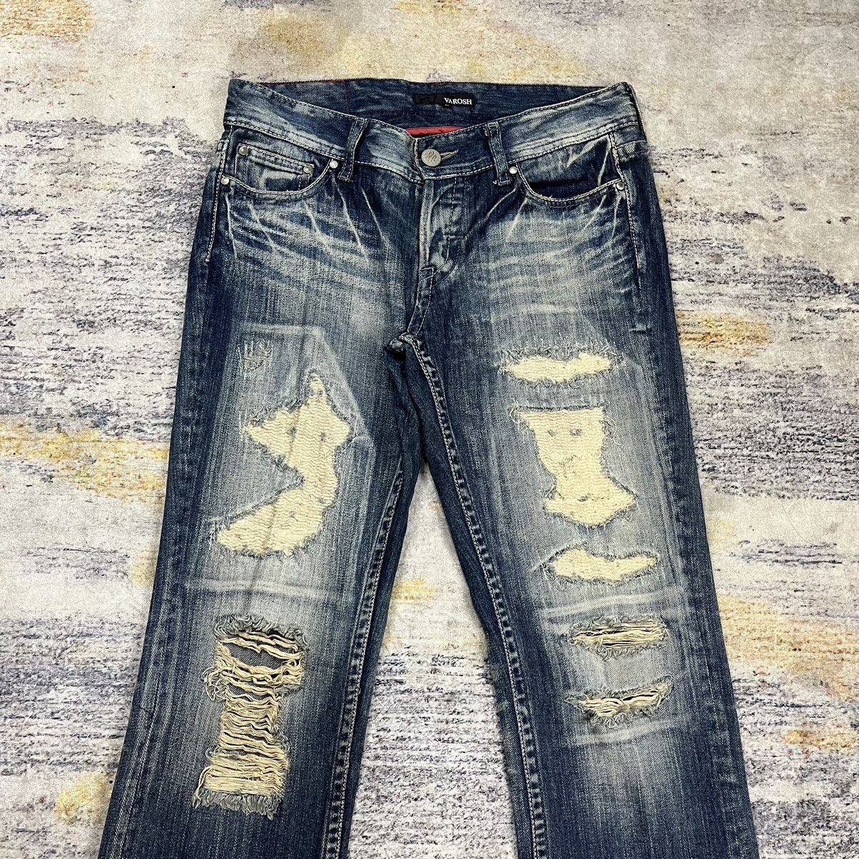 Hysteric Glamour Japanese brand varosh distressed flared denim pants Size US 32 / EU 48 - 3 Thumbnail