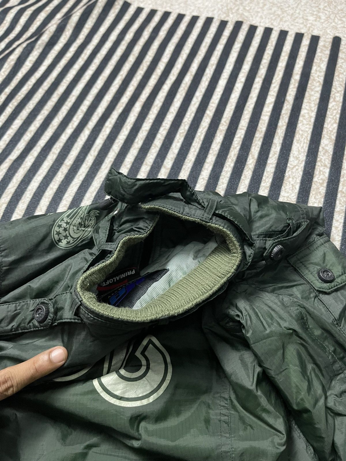 Hysteric Glamour 90s HYSTERIC GLAMOUR SNAKE MILITARY BOMBER JACKET KIDS SIZE Size US XXS / EU 40 - 18 Thumbnail
