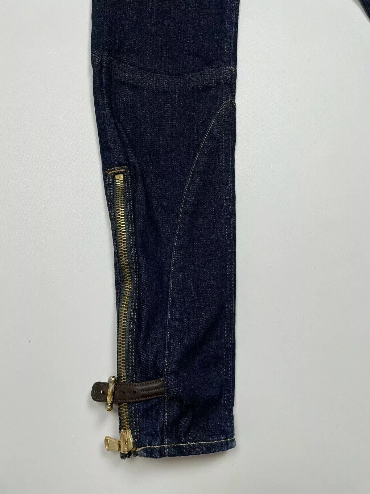 Ralph Lauren Ralph Lauren Women’s Zip Biker Skinny Horse Ridding Jeans Size 25" / US 0 / IT 36 - 14 Thumbnail