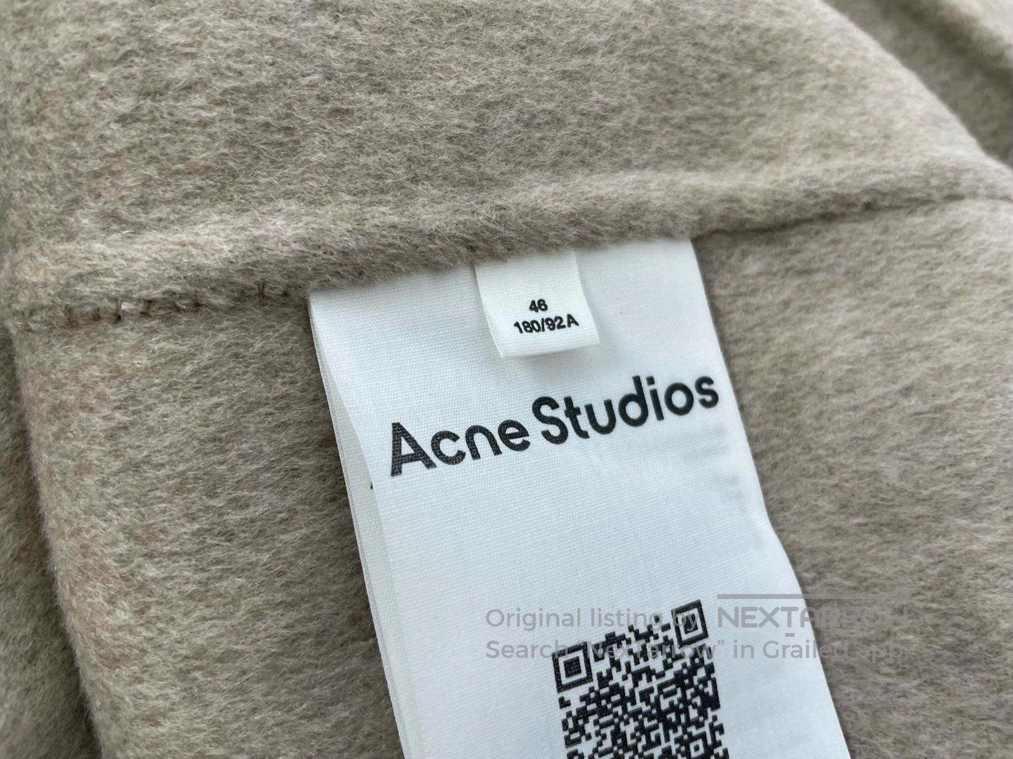 Acne Studios Acne Studios Oversized Cashmere Zip Hoodie Jacket Size US S / EU 44-46 / 1 - 5 Thumbnail