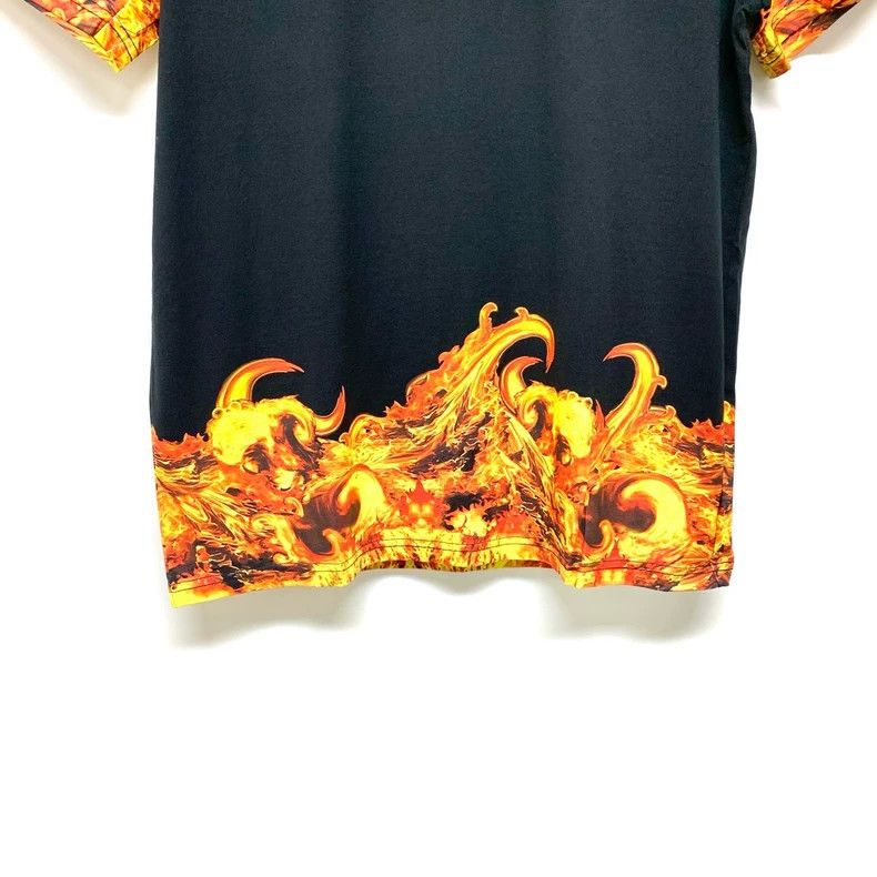 Givenchy Givenchy Black Flame Short Sleeve T-shirt 2506-Nextarrow Size US XS / EU 42 / 0 - 4 Thumbnail