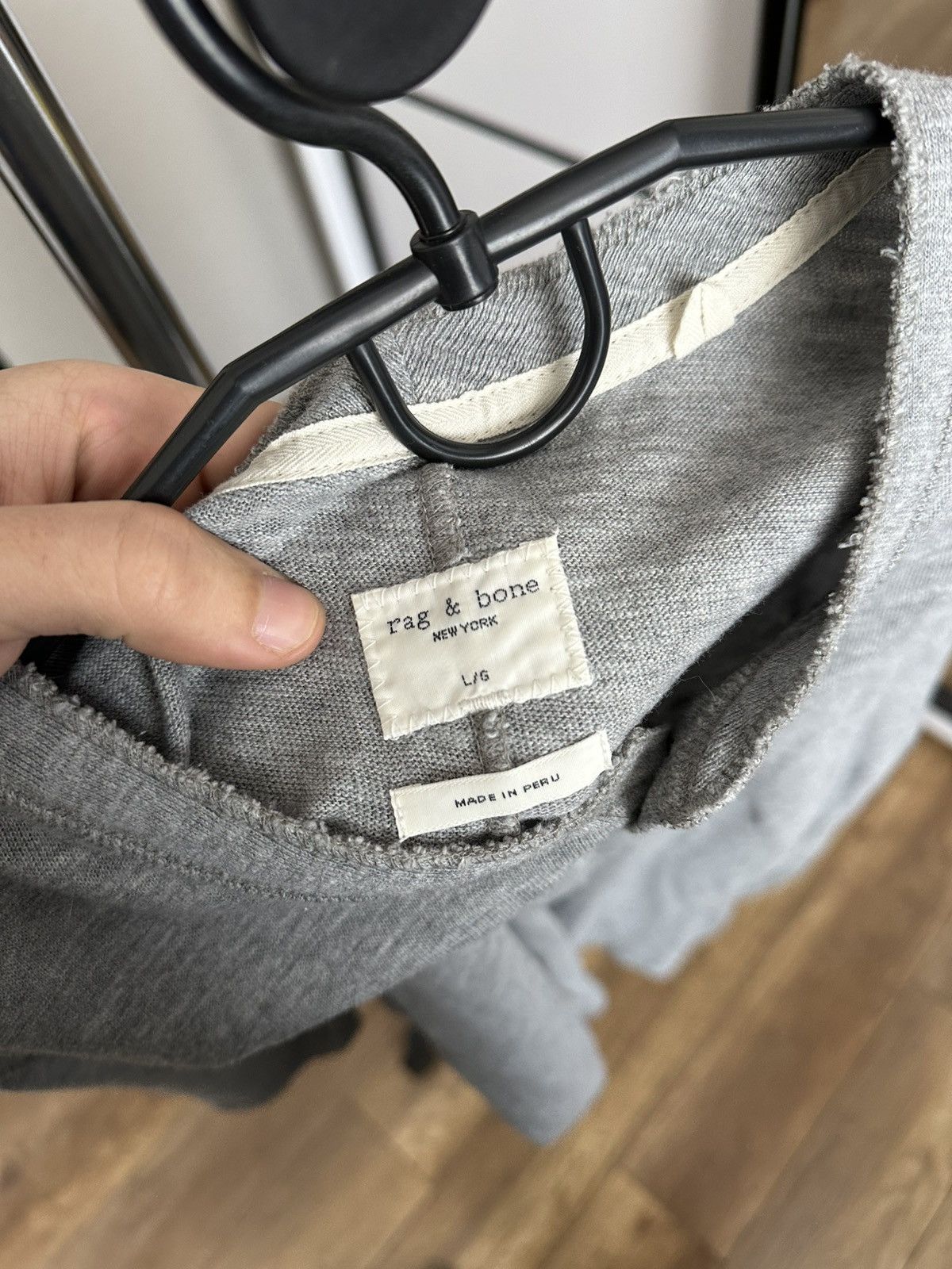 Rag & Bone Rag & Bone Heather T-Shirt Tee Size US L / EU 52-54 / 3 - 10 Thumbnail
