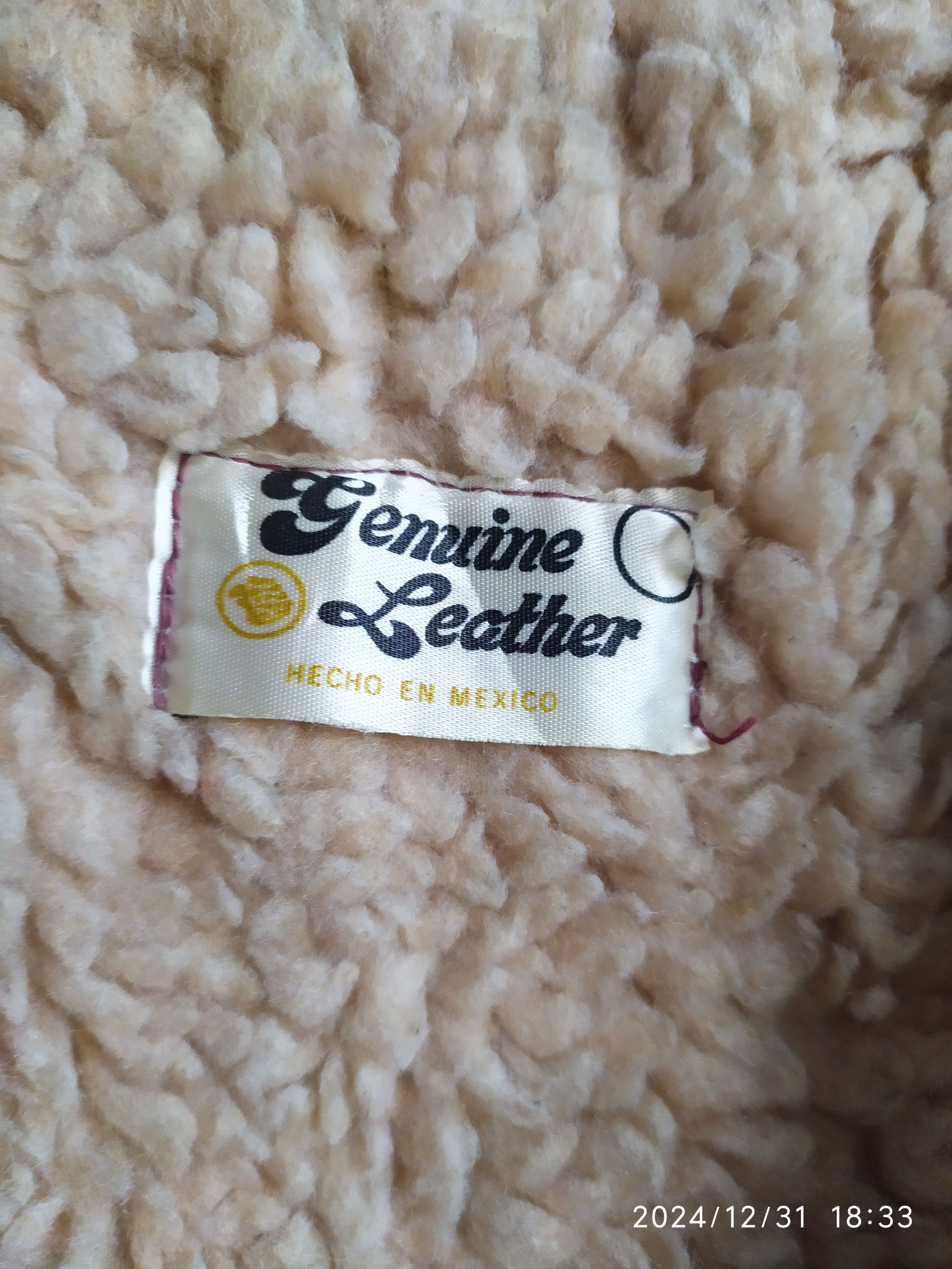 Japanese Brand × Leather × Vintage Vintage Genuine Leather Shearling Jacket Size US S / EU 44-46 / 1 - 3 Thumbnail