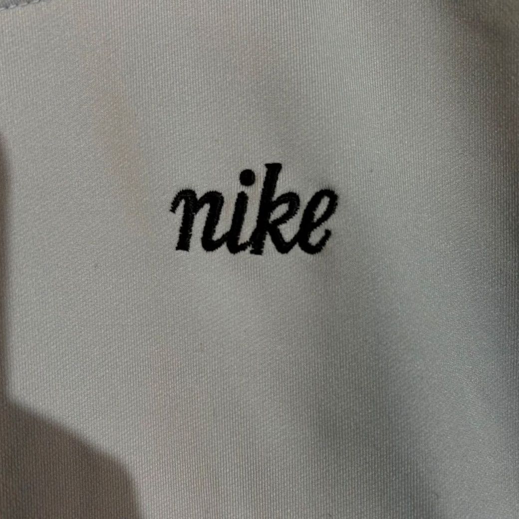 Nike VINTAGE Nike Womens Large Light Blue 1/4 Zip Pullover Active Long Sleeve Sweater Size L / US 10 / IT 46 - 4 Thumbnail