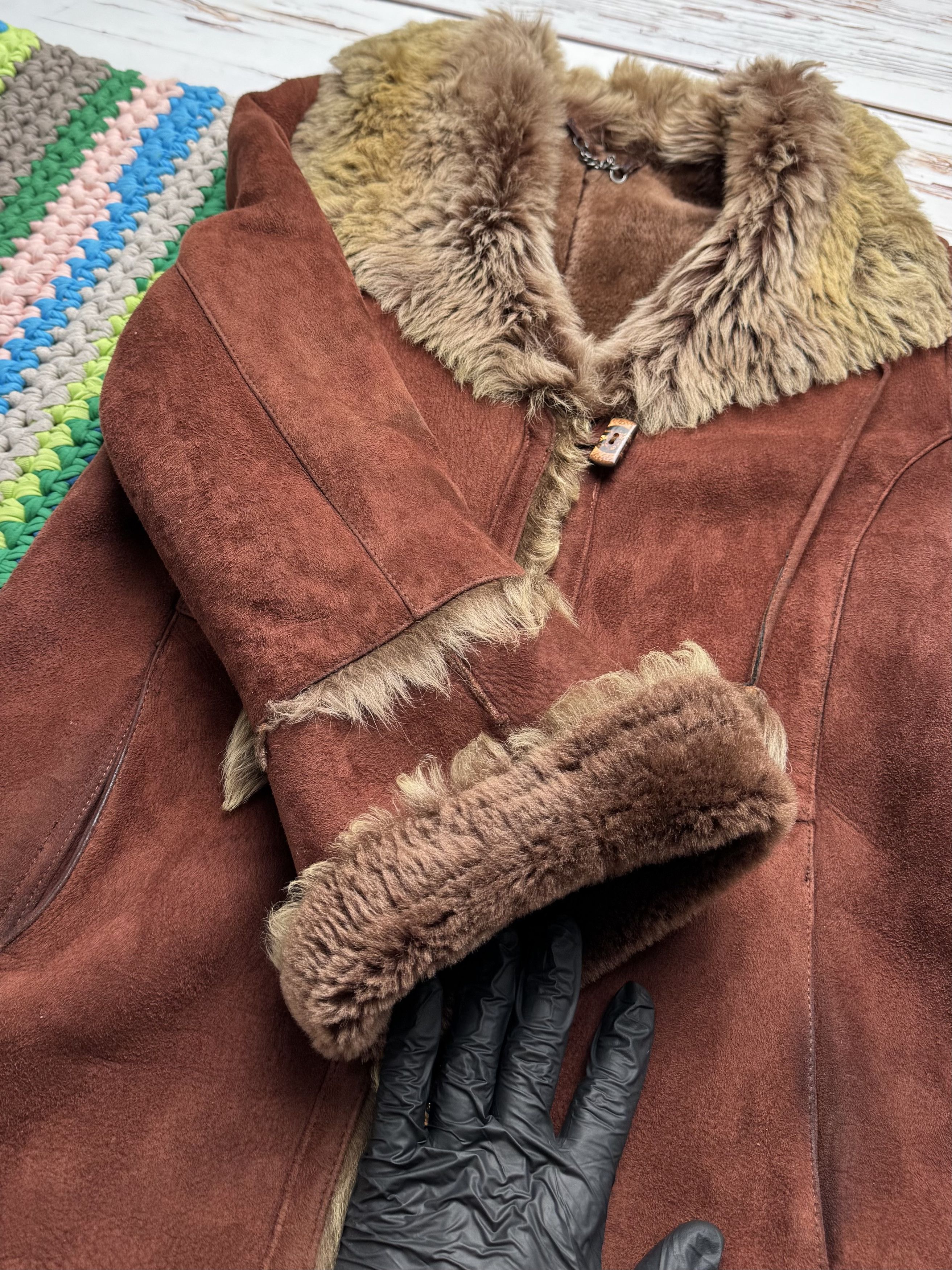 Vintage Vintage Real Sheepskin Coat (ET1)(D15) Size M / US 6-8 / IT 42-44 - 7 Thumbnail