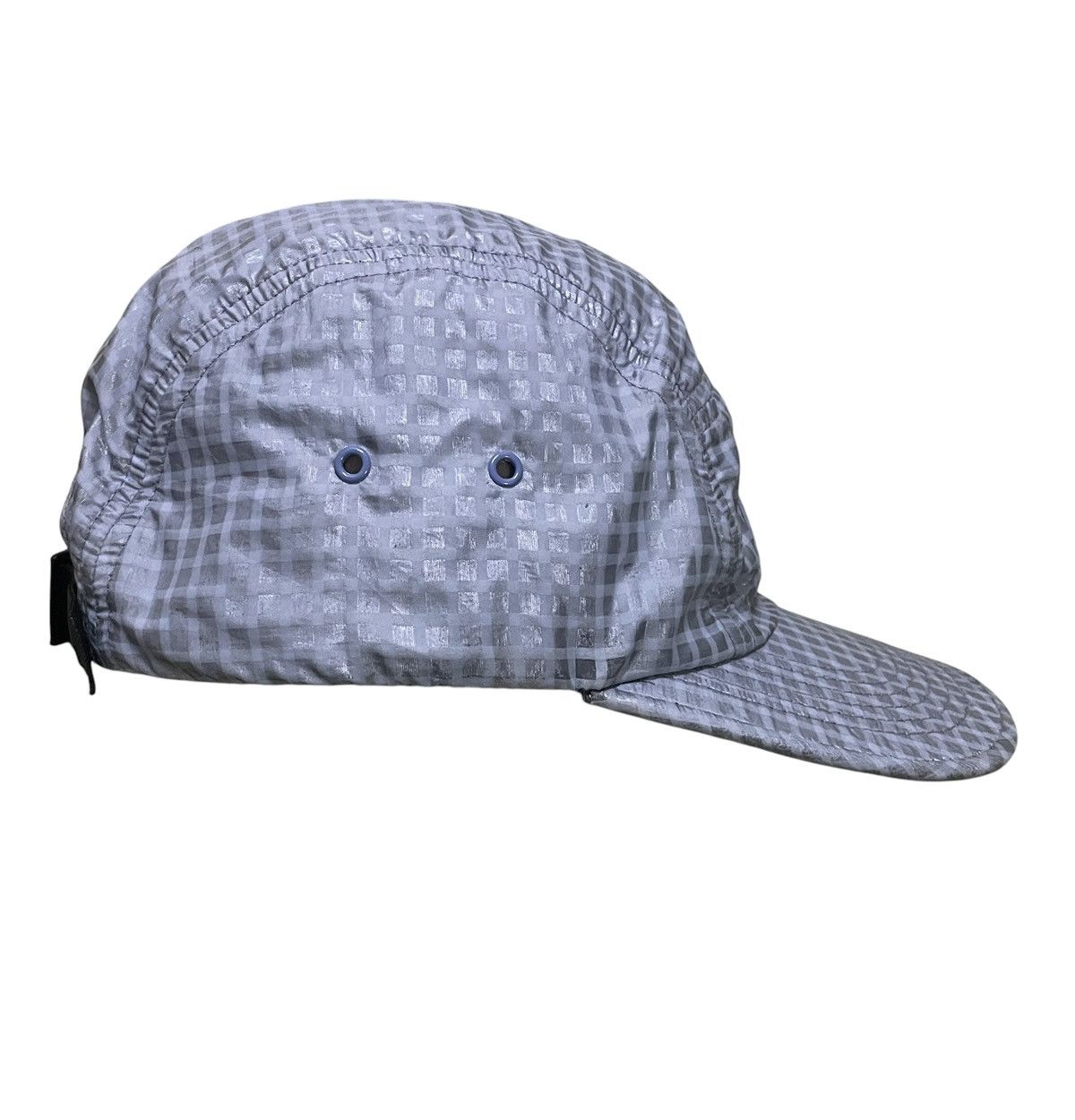 Supreme SS17 Rare Brand Supreme Box Logo Metallic Check Camp Cap Size ONE SIZE - 4 Thumbnail