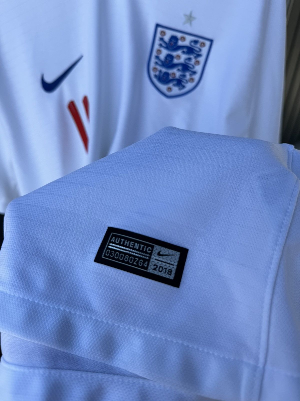 Nike England Team Home 2018-2020 Jersey Vardy 11 Nike Blokecore Size US XXL / EU 58 / 5 - 9 Thumbnail