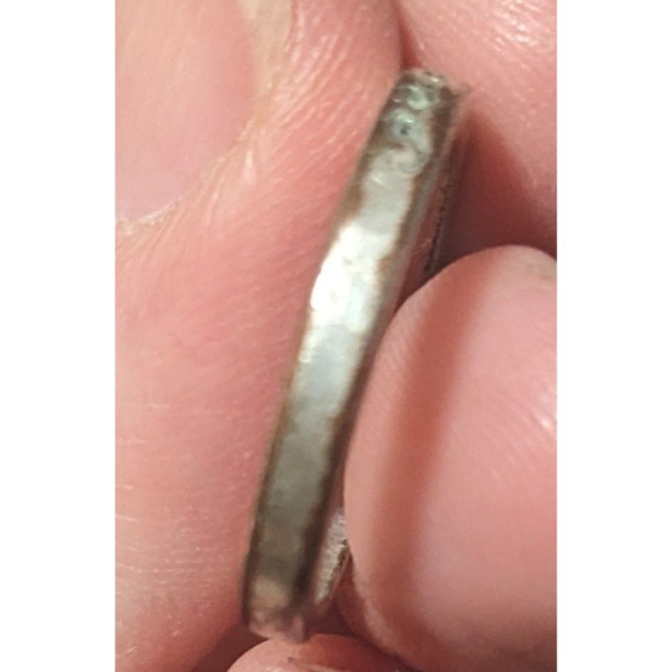 Other Cursive Engraved Silver Tone Fashion Ring Size 6 1/4 Size ONE SIZE - 8 Thumbnail