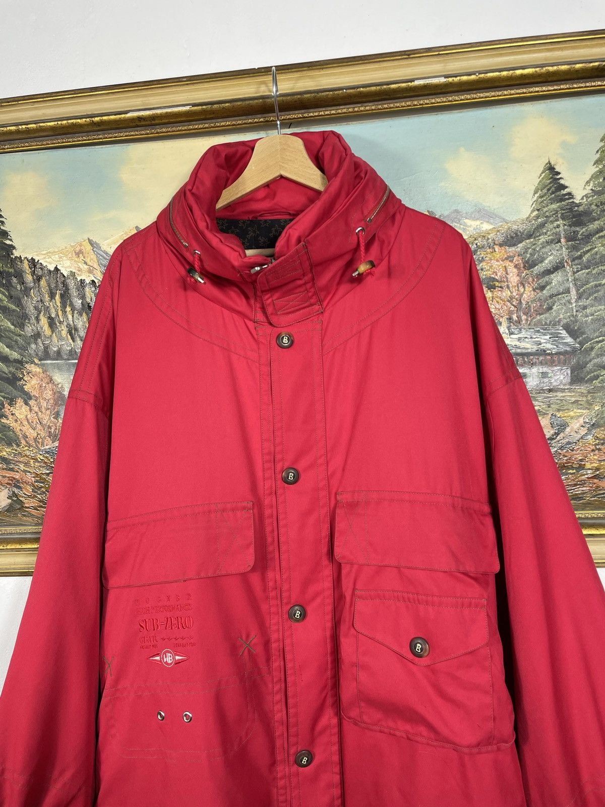 Bogner × Vintage Bogner Retro 90s Coat Parka Hoodie Designer Luxury Premium Size US XL / EU 56 / 4 - 5 Thumbnail