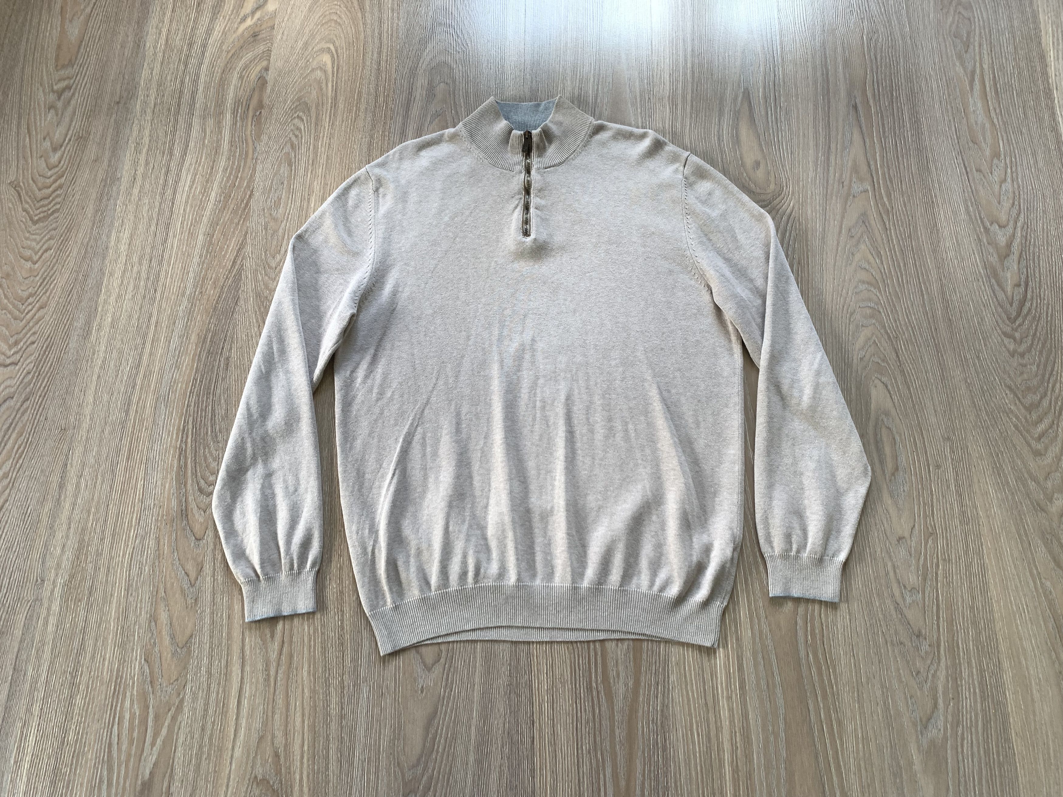 Massimo Dutti Massimo Dutti Cashmere Wool Quarter Zip Sweater Size US XL / EU 56 / 4 - 10 Thumbnail