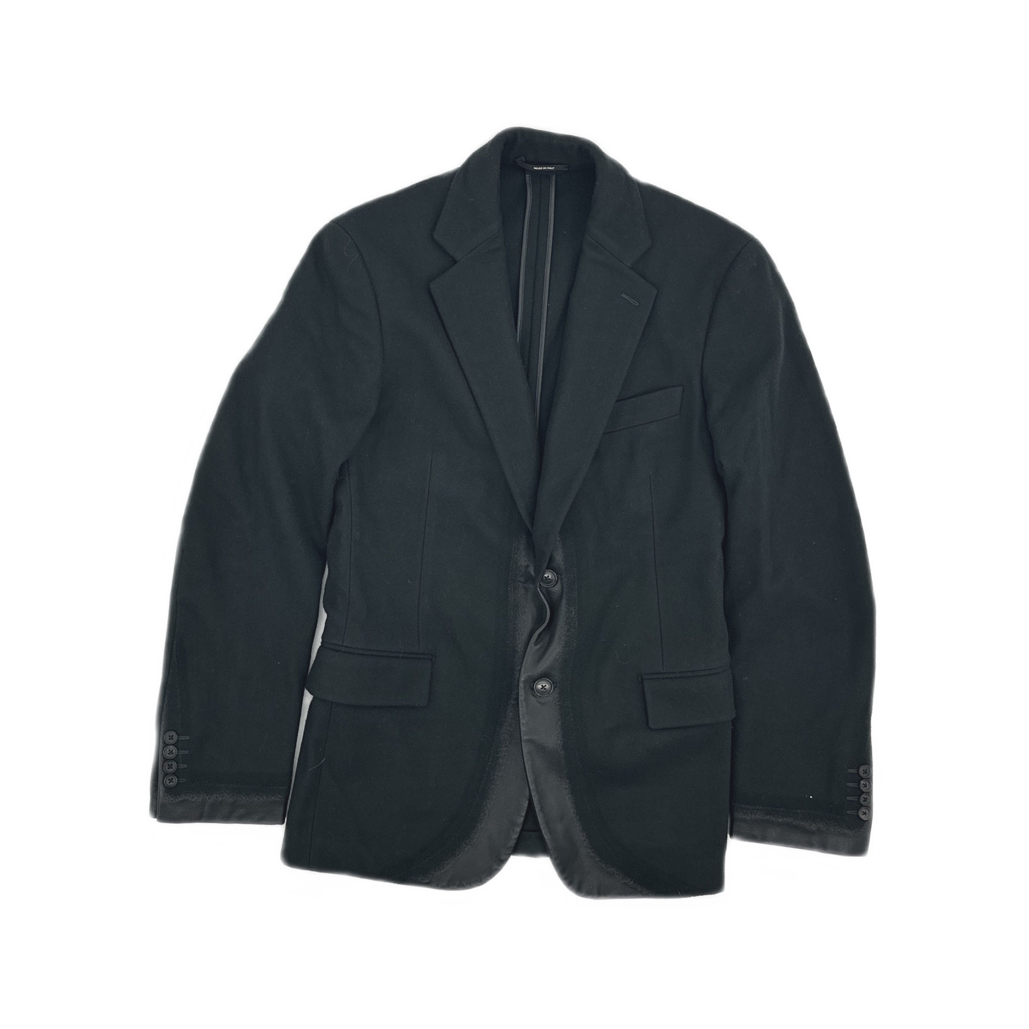 Hermes Hermès Wool Leather Trim Blazer Size 36R Size 36R - 1 Thumbnail