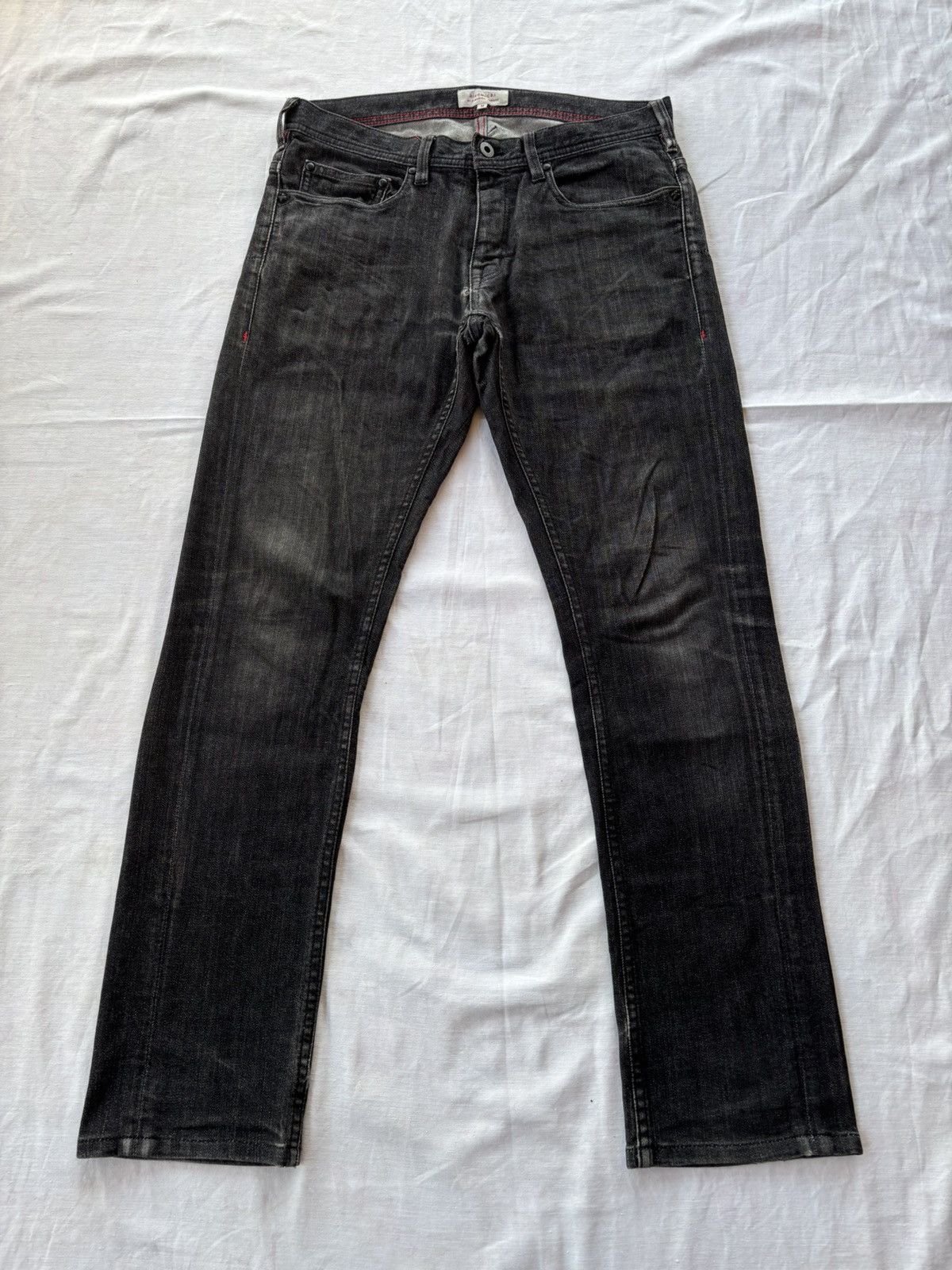 Japanese Brand Hiromichi Nakano Black Jeans Distressed Denim Size US 30 / EU 46 - 8 Thumbnail