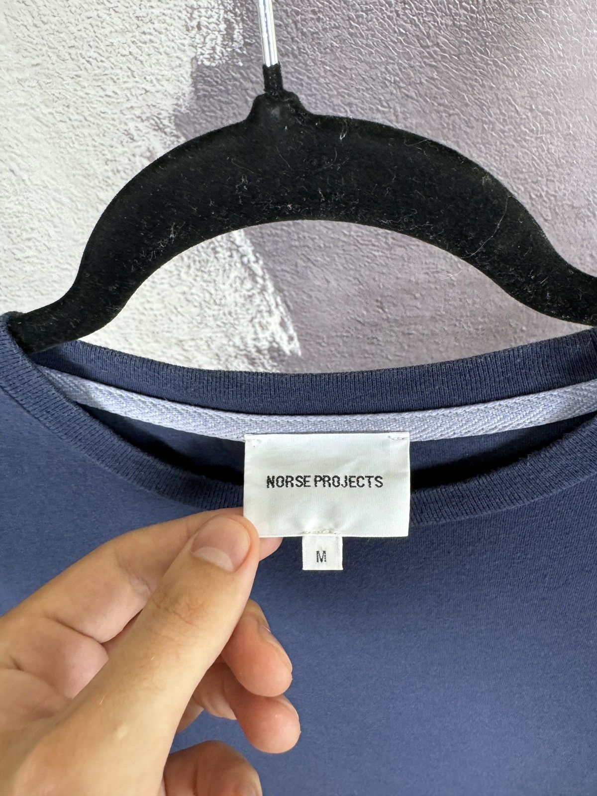 Norse Projects Norse Projects blue navy Niels standard ls tee shirt Size US M / EU 48-50 / 2 - 9 Thumbnail