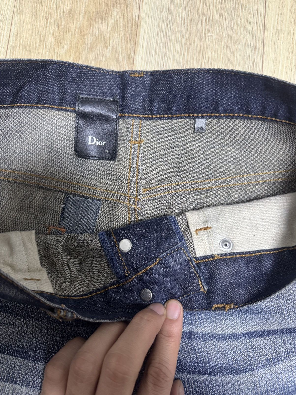 Dior Dior homme 08 undermycar jeans Size US 29 - 2 Thumbnail