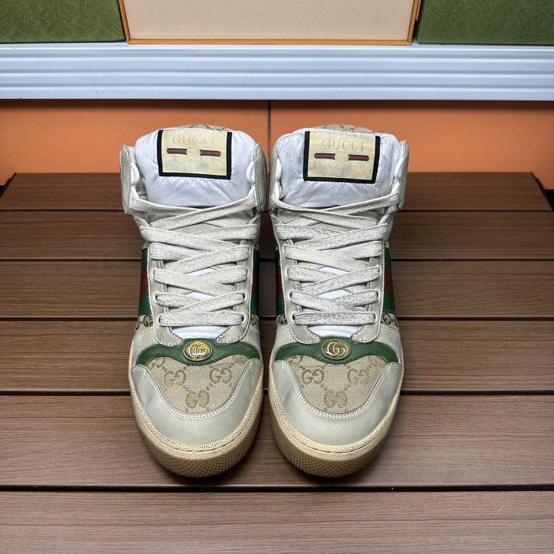 Gucci Gucci Screener Vintage Sneakers for Men - Size US 8.5 / EU 41-42 - 1 Thumbnail