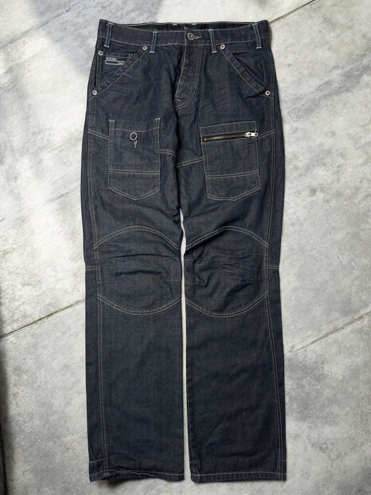 Vintage Vintage avant garde raw denim jeans if6was9 lgb skater sk8 Size US 32 / EU 48 - 1 Thumbnail