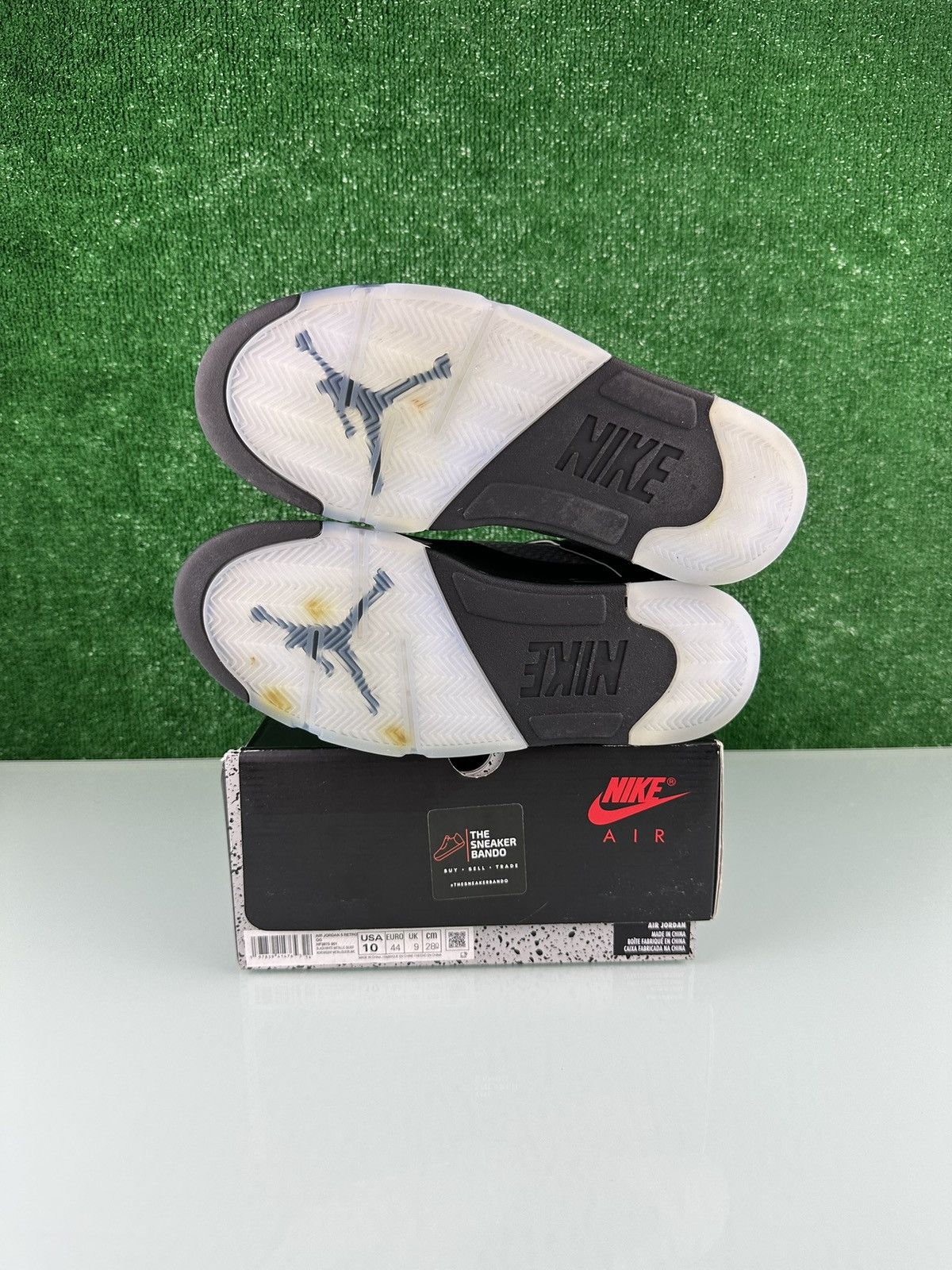 Jordan Brand Jordan 5 Retro OG Black Metallic Reimagined Size US 10 / EU 43 - 8 Thumbnail