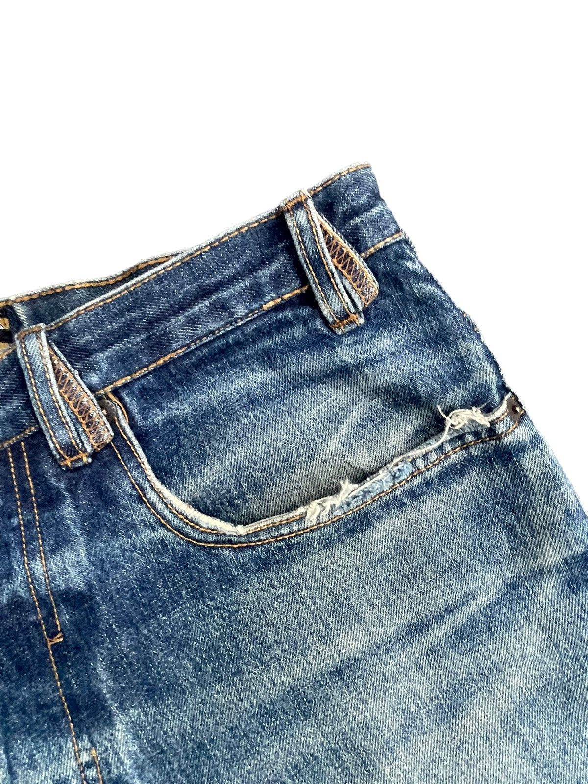 Volcom Volcom Stone Baggy Distresed Denim Size US 35 - 8 Thumbnail