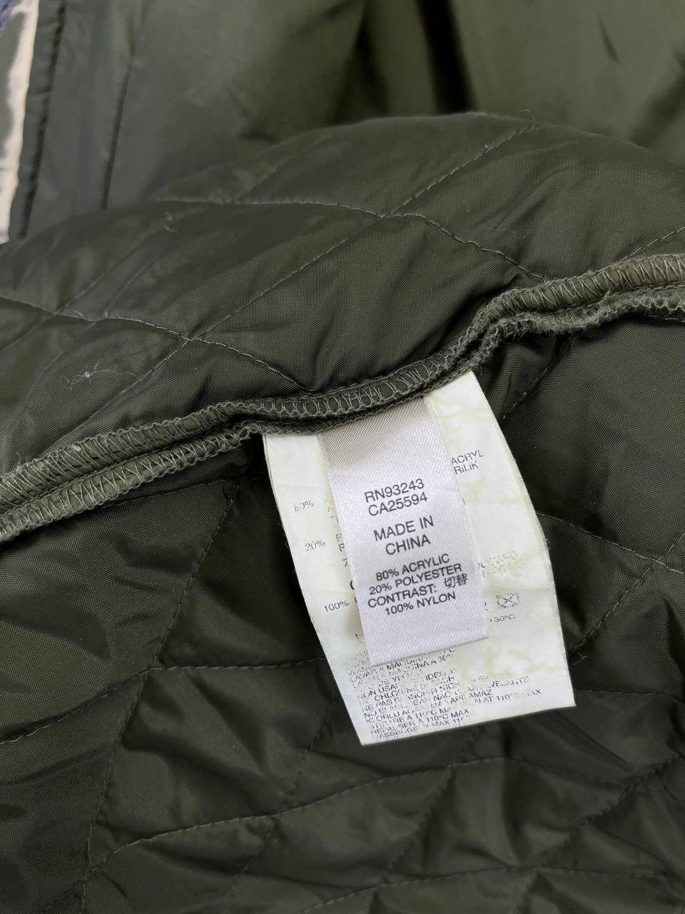 Vintage Diesel Hooded Fleece Quilted Jacket